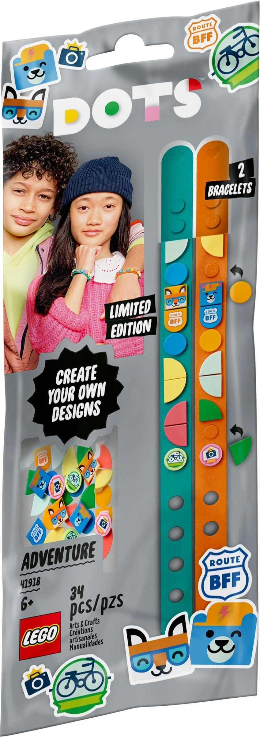 LEGO® 41918 Klocki Lego Dots Bransoletki Przygodowe - zdjęcie 3