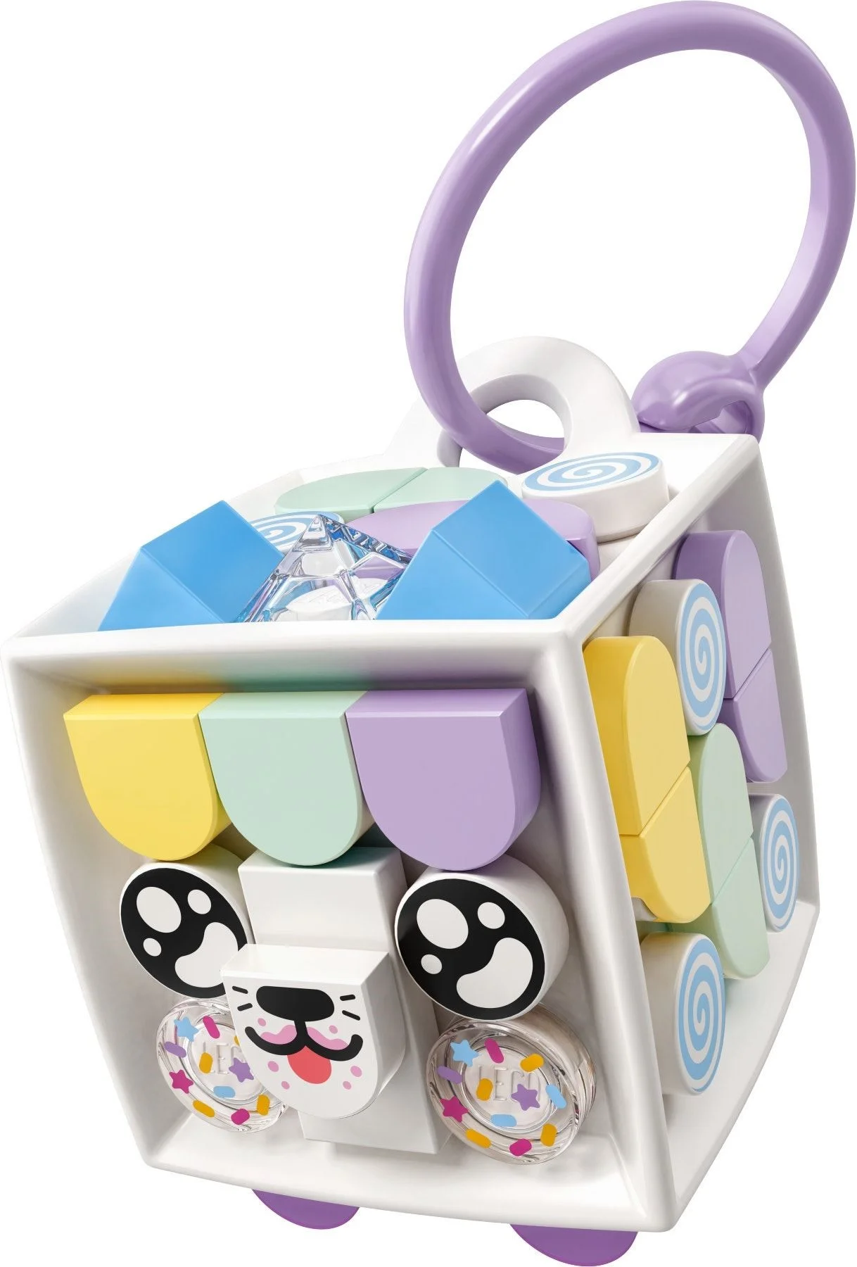 LEGO® 41944 LEGO DOTS Cukierkowa kicia: bransoletka i zawieszka na torbę - zdjęcie 5