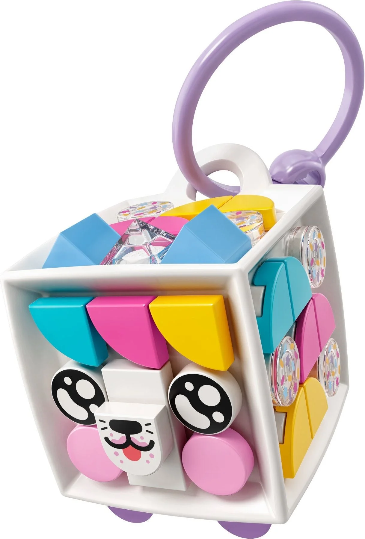 LEGO® 41944 LEGO DOTS Cukierkowa kicia: bransoletka i zawieszka na torbę - zdjęcie 6