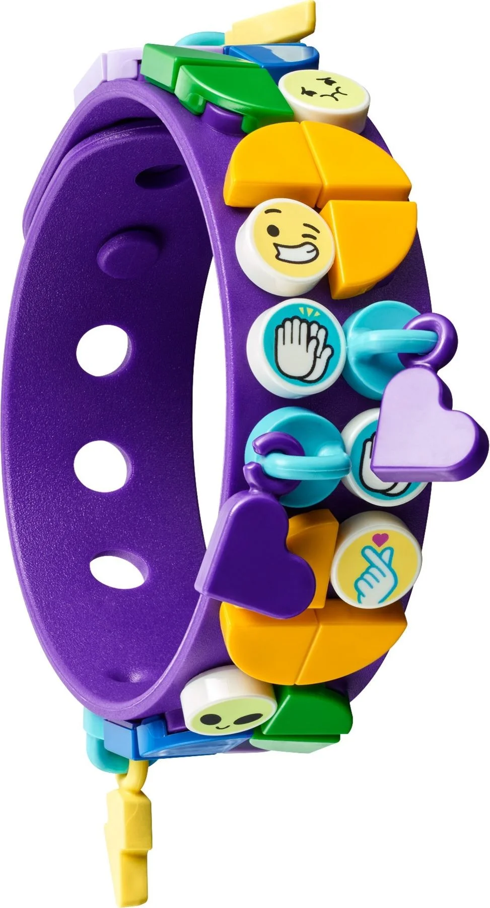 LEGO® 41945 LEGO DOTS Neonowy tygrys — bransoletka i zawieszka na torbę - zdjęcie 4