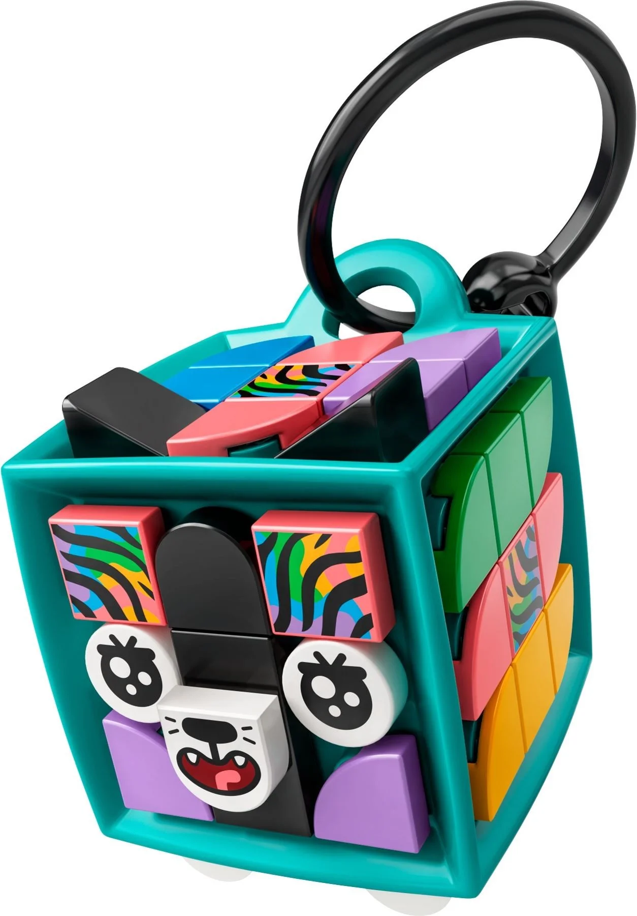 LEGO® 41945 LEGO DOTS Neonowy tygrys — bransoletka i zawieszka na torbę - zdjęcie 5