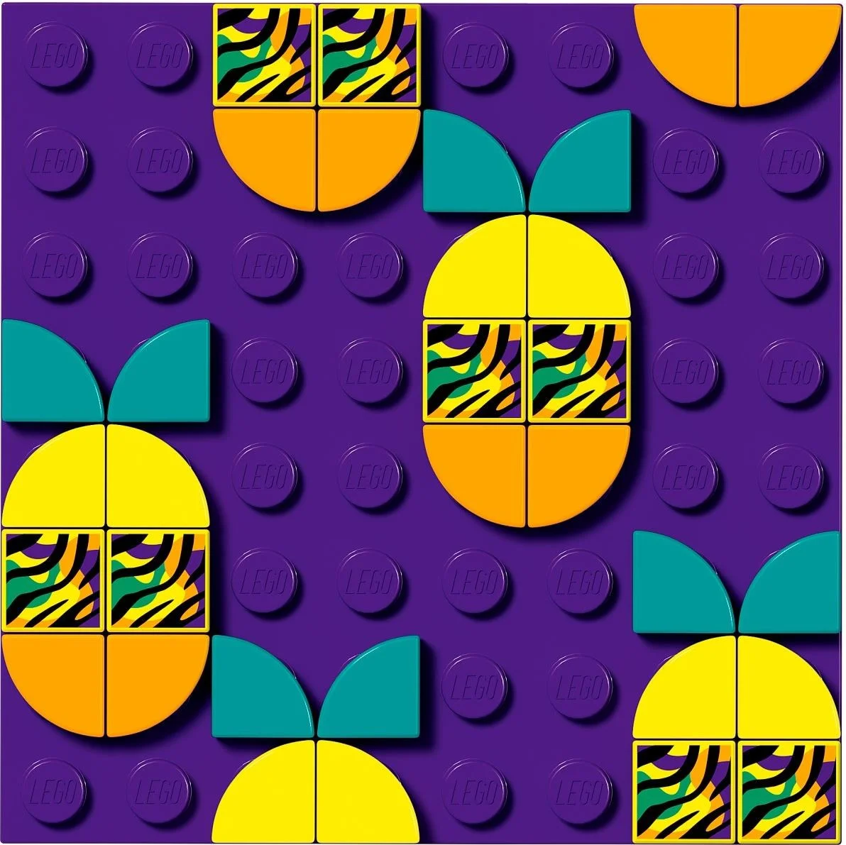 LEGO® 41945 LEGO DOTS Neonowy tygrys — bransoletka i zawieszka na torbę - zdjęcie 10