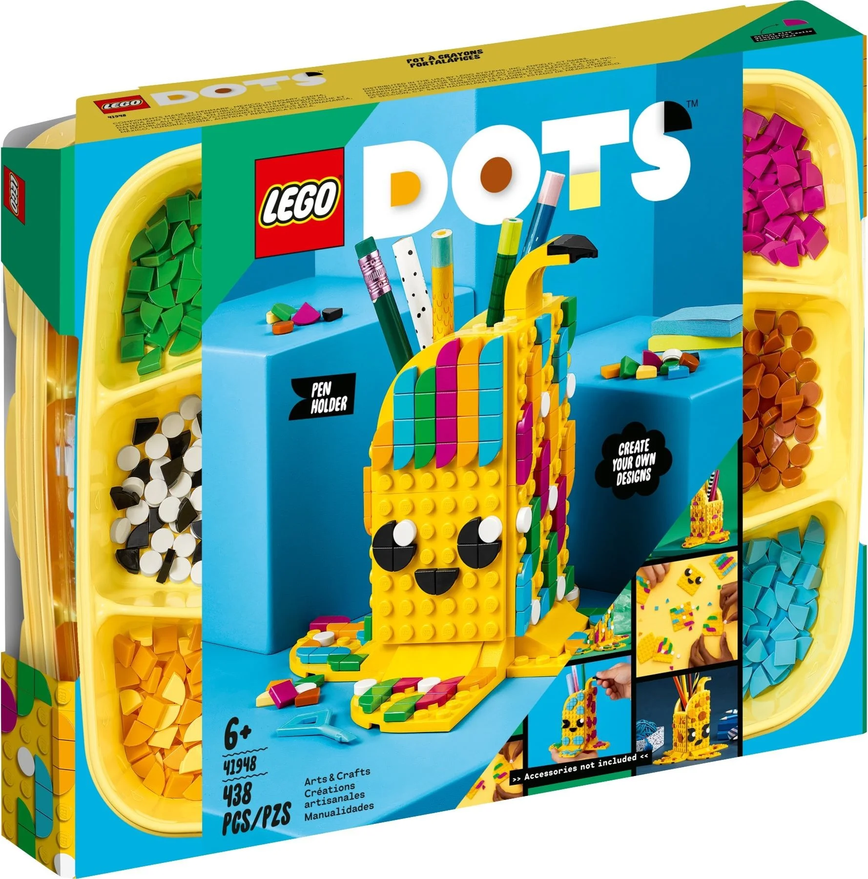 LEGO® 41948 LEGO DOTS Uroczy banan — pojemnik na długopi - zdjęcie 2