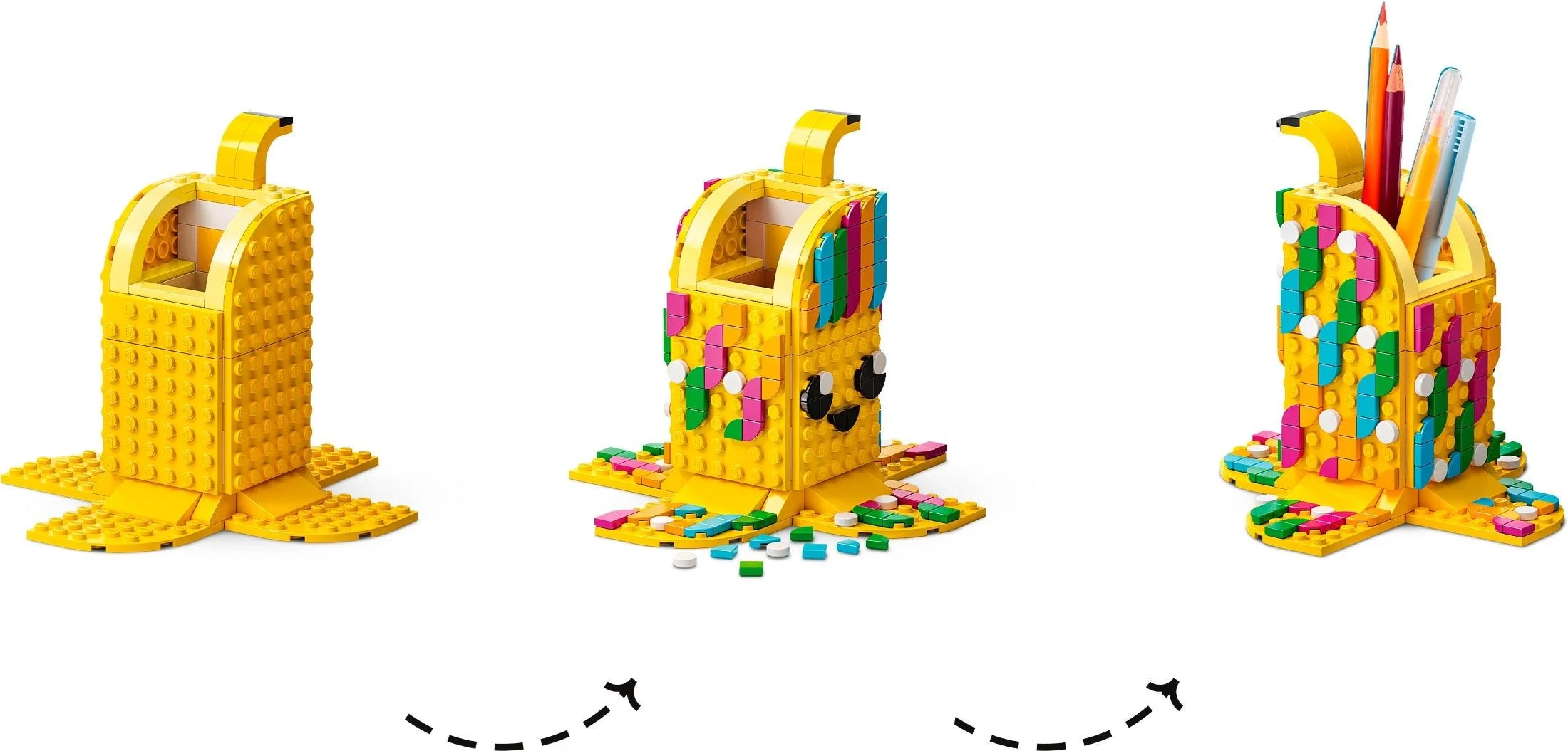 LEGO® 41948 LEGO DOTS Uroczy banan — pojemnik na długopi - zdjęcie 3