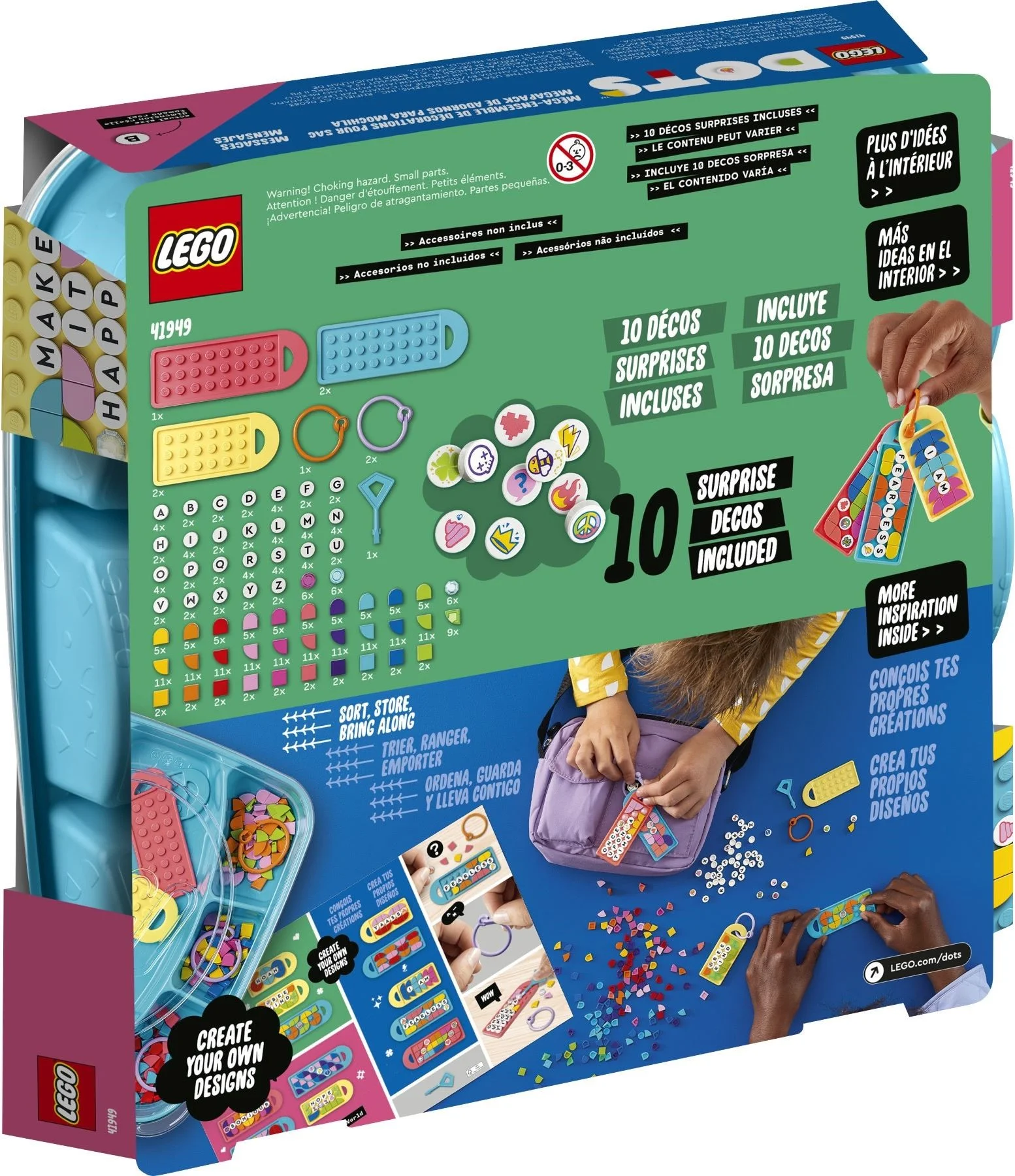 LEGO® 41949 LEGO DOTS Megazestaw zawieszek — wiadomości - zdjęcie 3