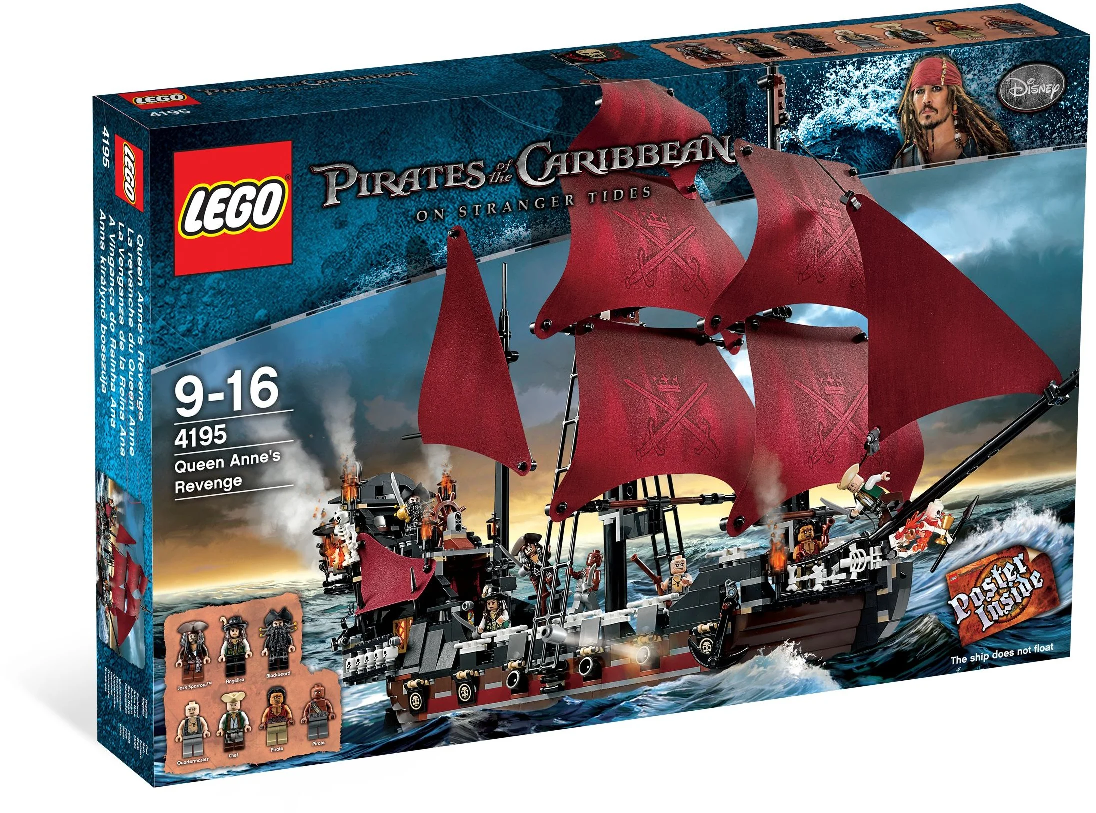 LEGO® 4195 Lego Pirates of the Caribbean Zemsta Królowej Anny - zdjęcie 16