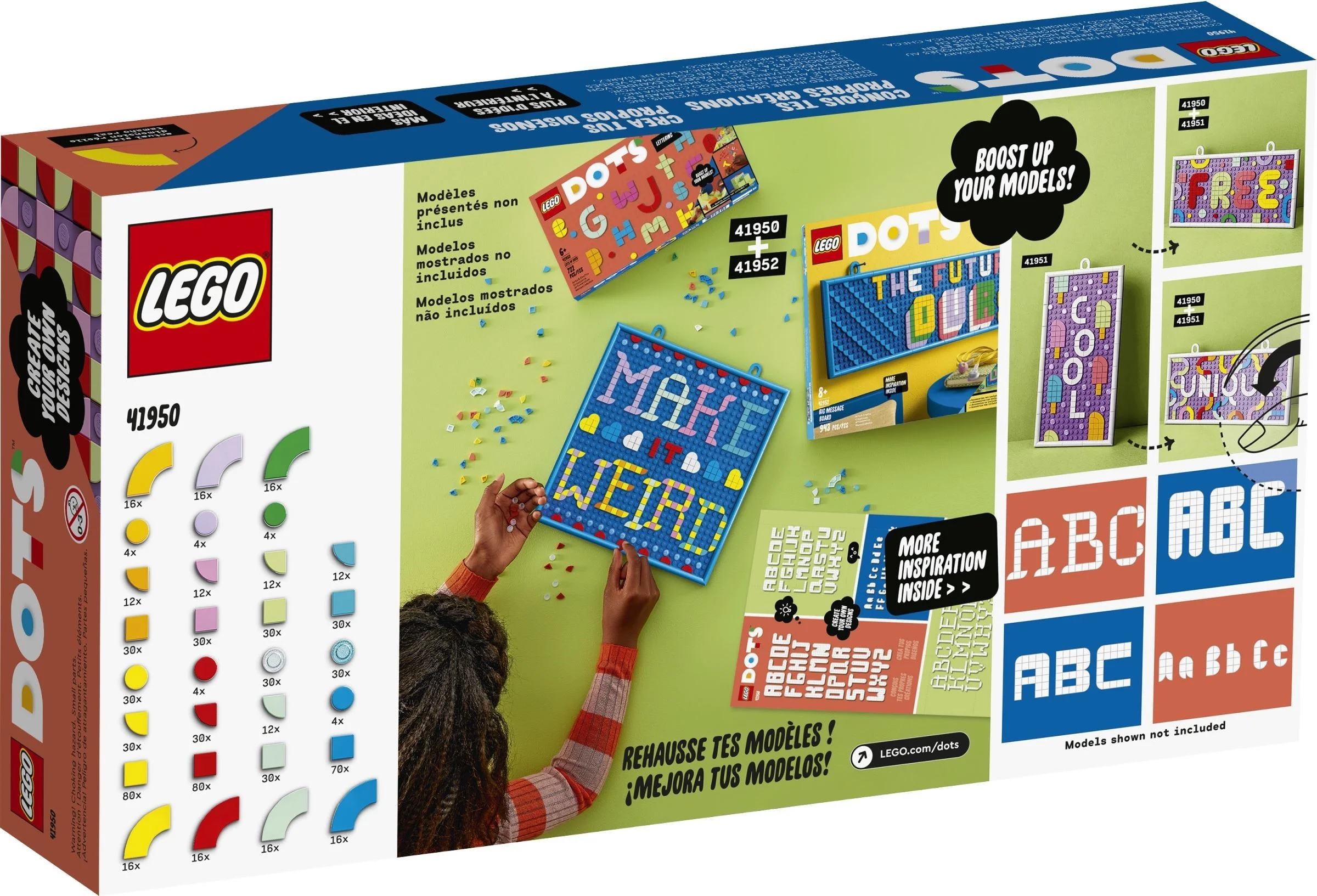 LEGO® 41950 LEGO DOTS Rozmaitości DOTS - literki - zdjęcie 3