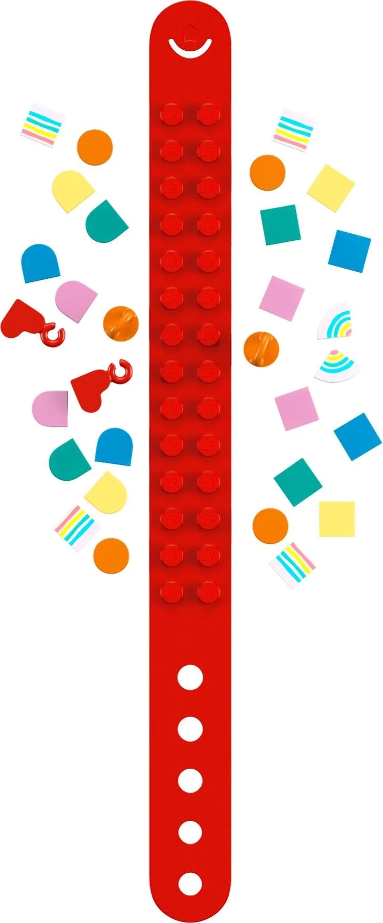 LEGO® 41953 Tęczowa bransoletka z zawieszkami papierowa torba Lego - zdjęcie 3