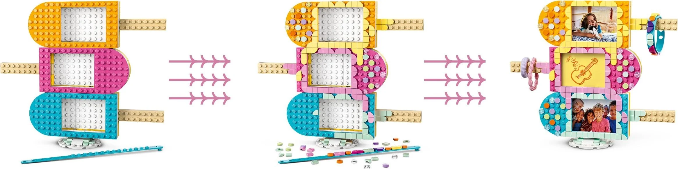 LEGO® 41956 Ramki na zdjęcia w kształcie lodów i bransoletka - zdjęcie 3