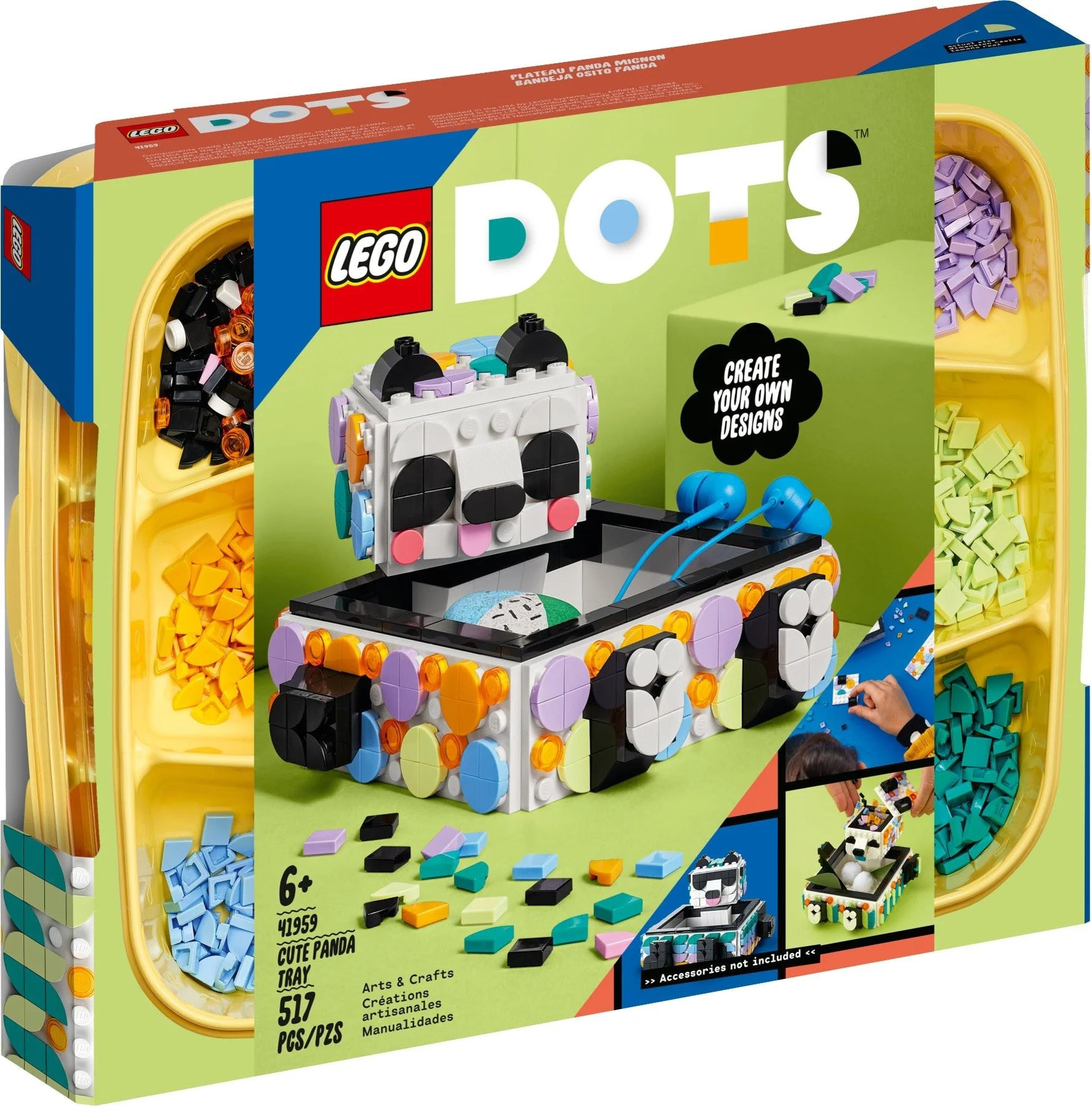 LEGO® 41959 LEGO DOTS Pojemnik z uroczą pandą - zdjęcie 2