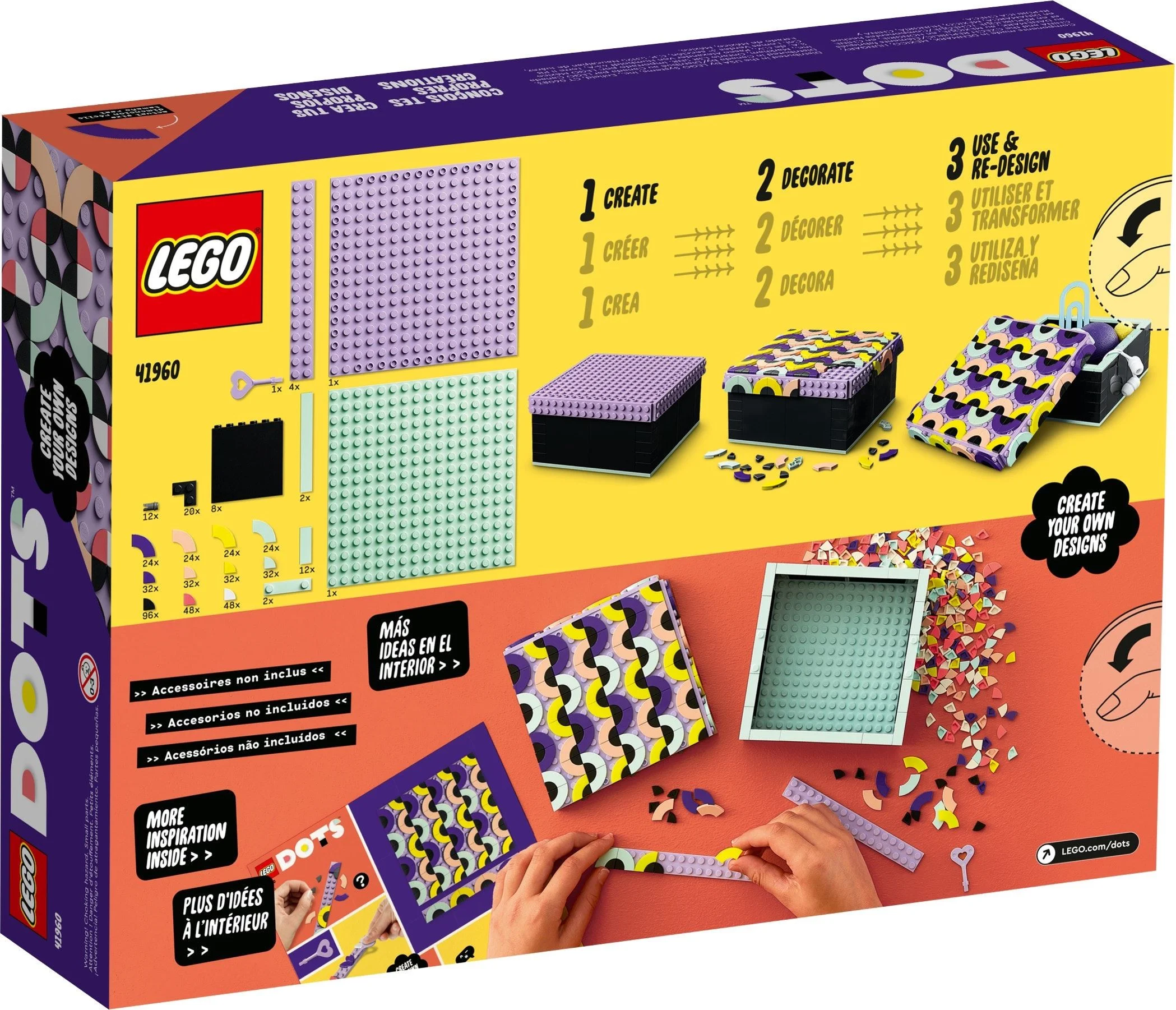 LEGO® 41960 Lego Dots Duże Pudełko 7+ Nowe - zdjęcie 6