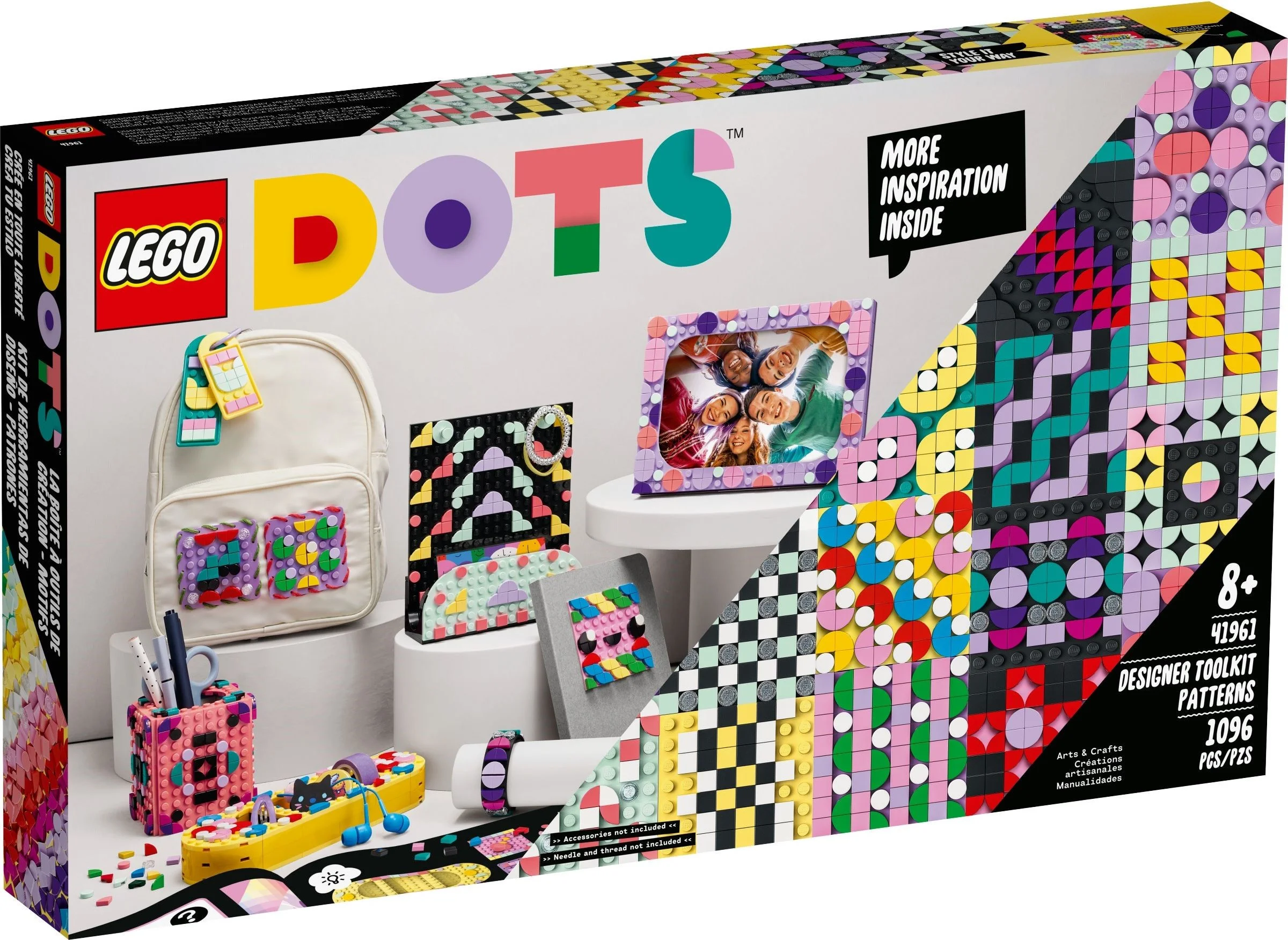 LEGO® 41961 Lego Dots Zestaw narzędzi projektanta wzorki Klocki - zdjęcie 1
