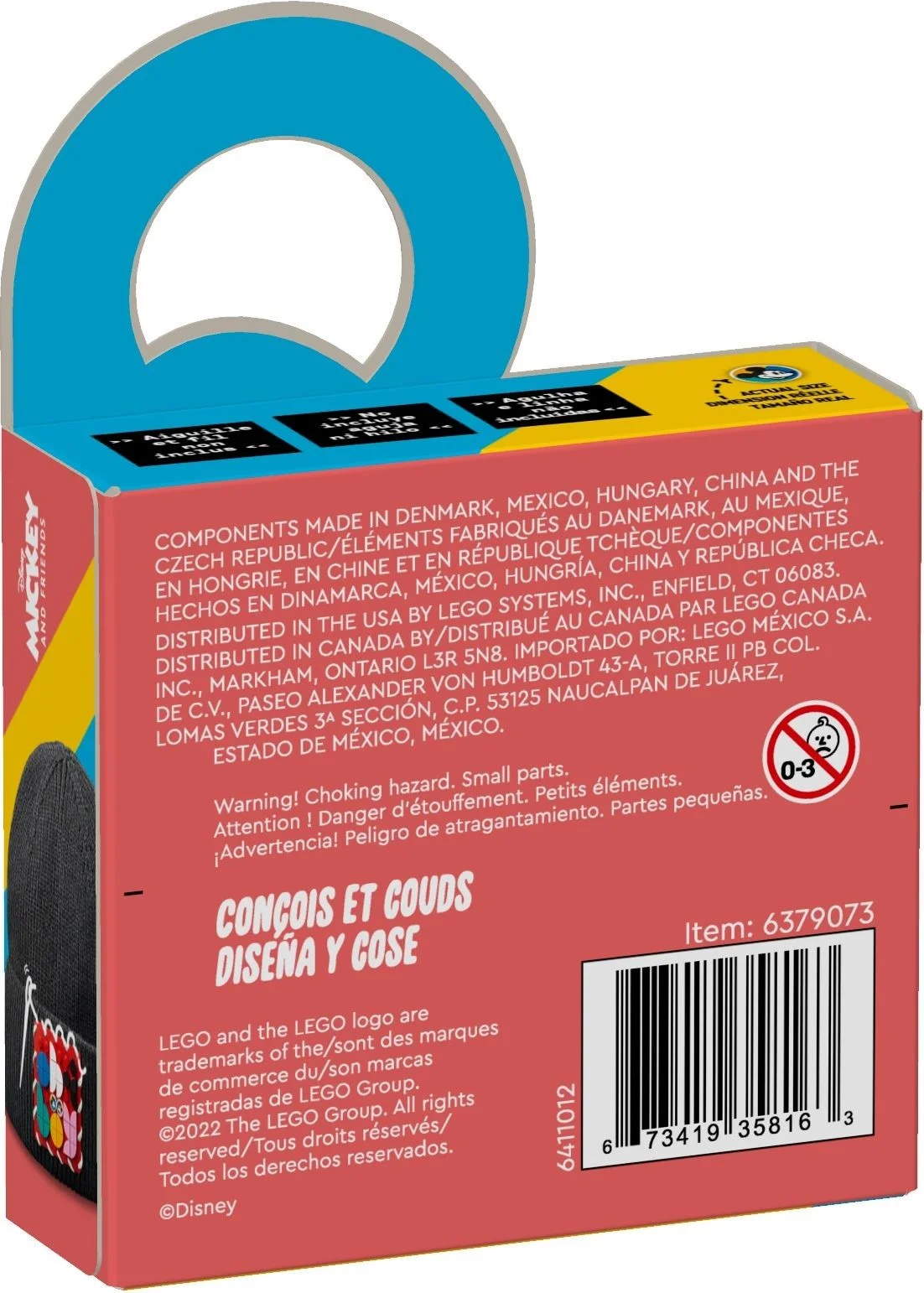 LEGO® 41963 Myszka Miki i Myszka Minnie — naszywka - zdjęcie 3