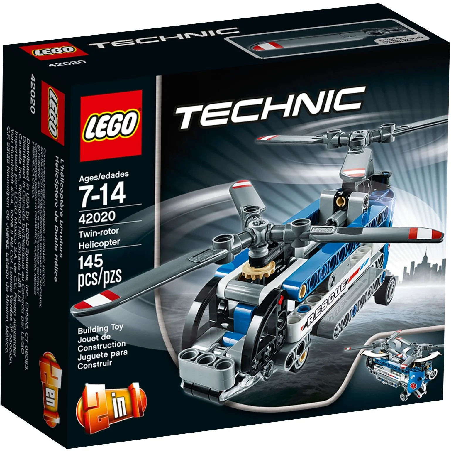LEGO® 42020 Śmigłowiec z dwoma wirnikami - zdjęcie 2