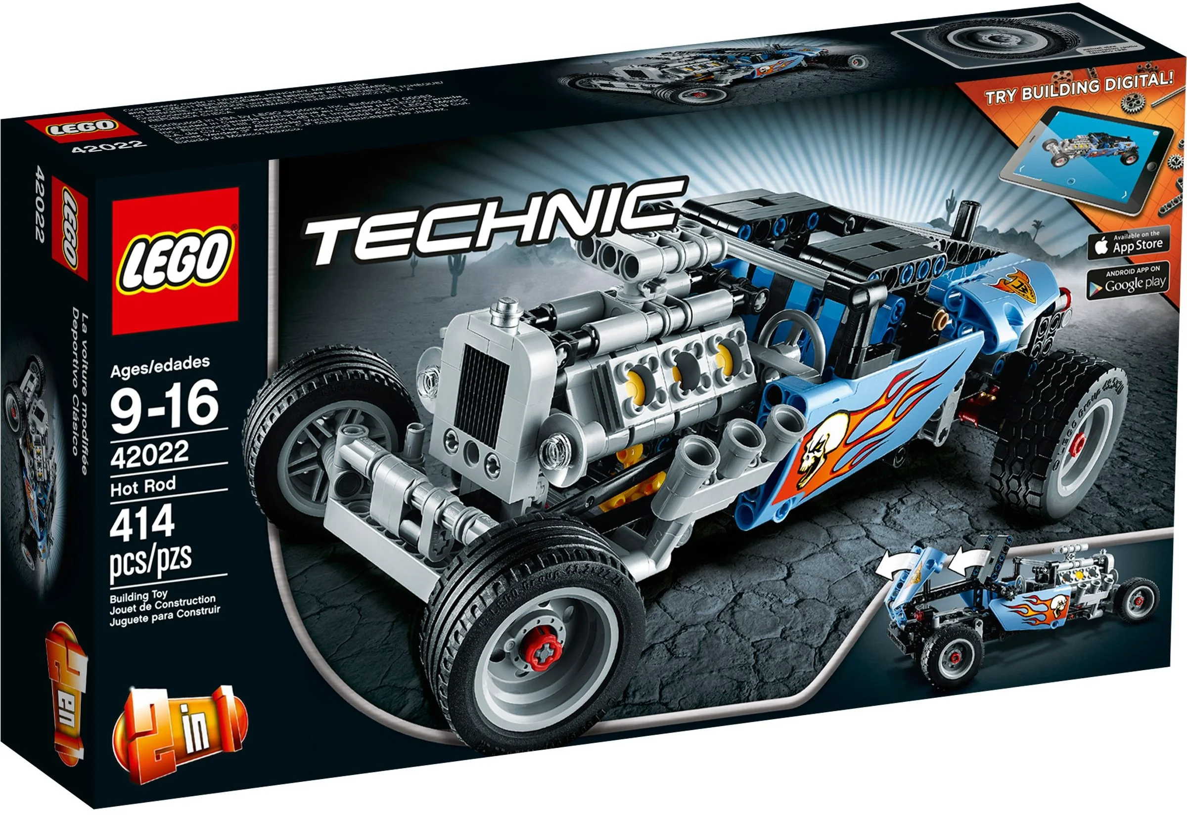 LEGO® 42022 Technic Pojazd Hot Rod - zdjęcie 2