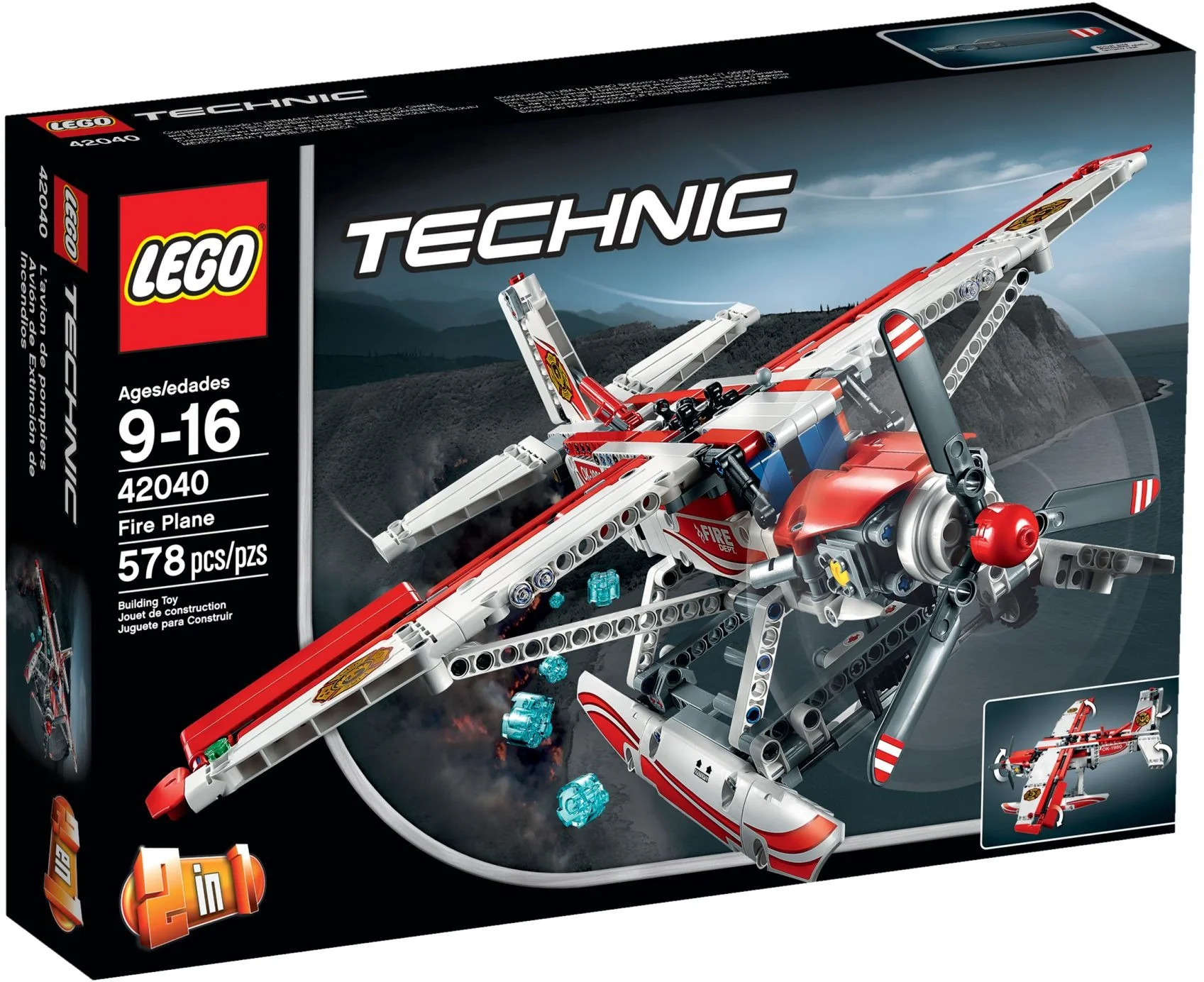 LEGO® 42040 Samolot strażacki - zdjęcie 4