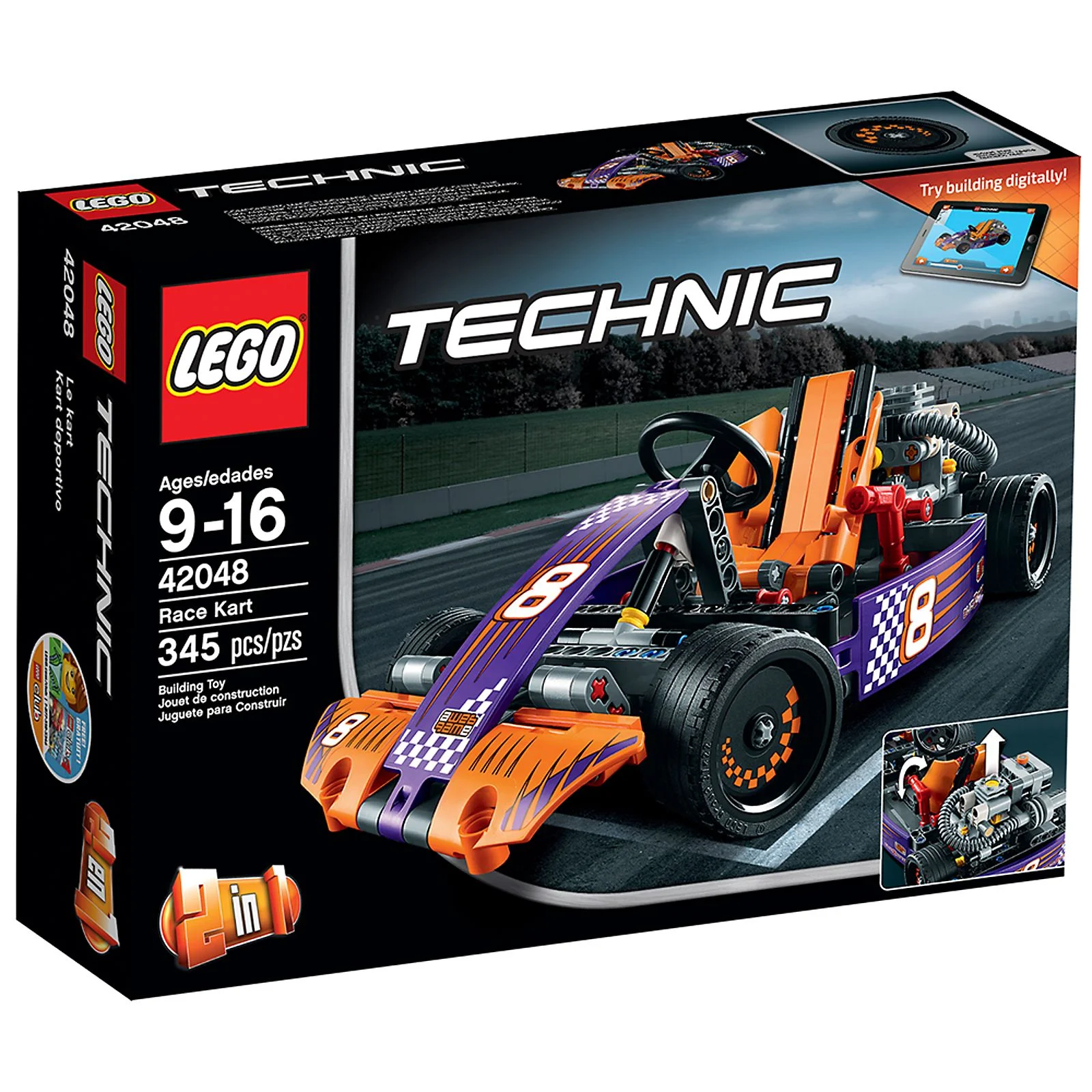 LEGO® 42048 Gokart Kart Wyścigowy - zdjęcie 8