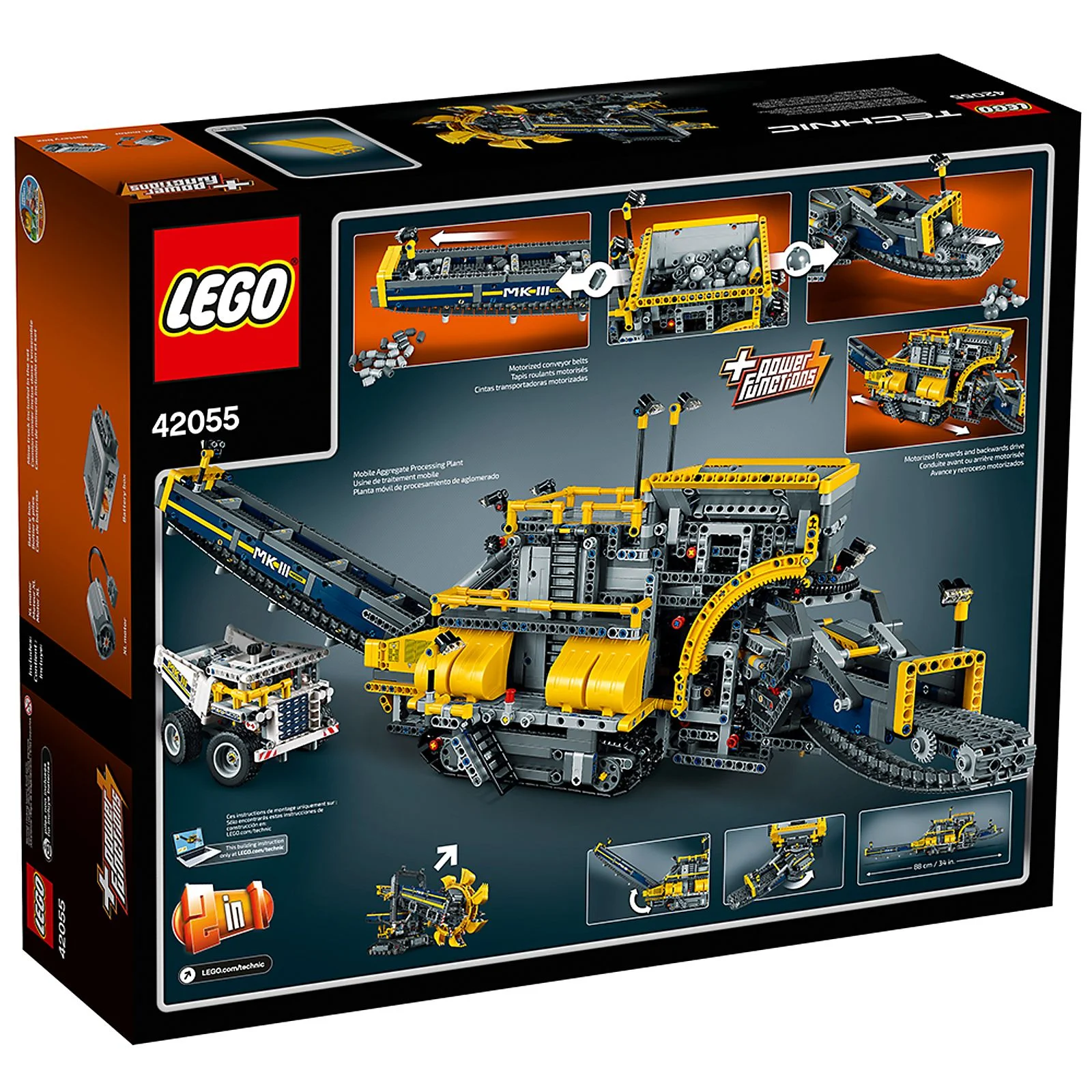 LEGO® 42055 Górnicza koparka kołowa - zdjęcie 4