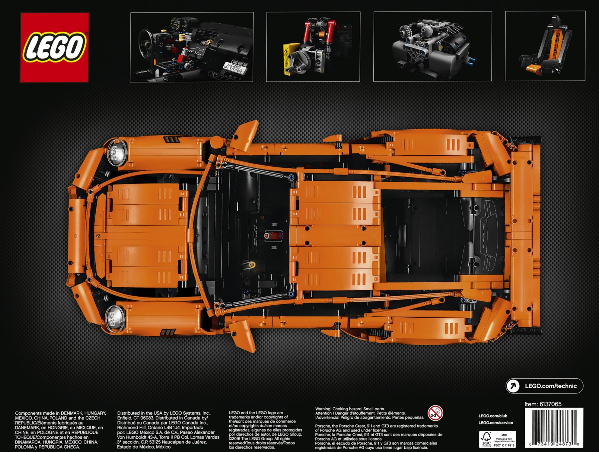 LEGO® 42056 Porsche 911 Gt3 Rs - zdjęcie 9