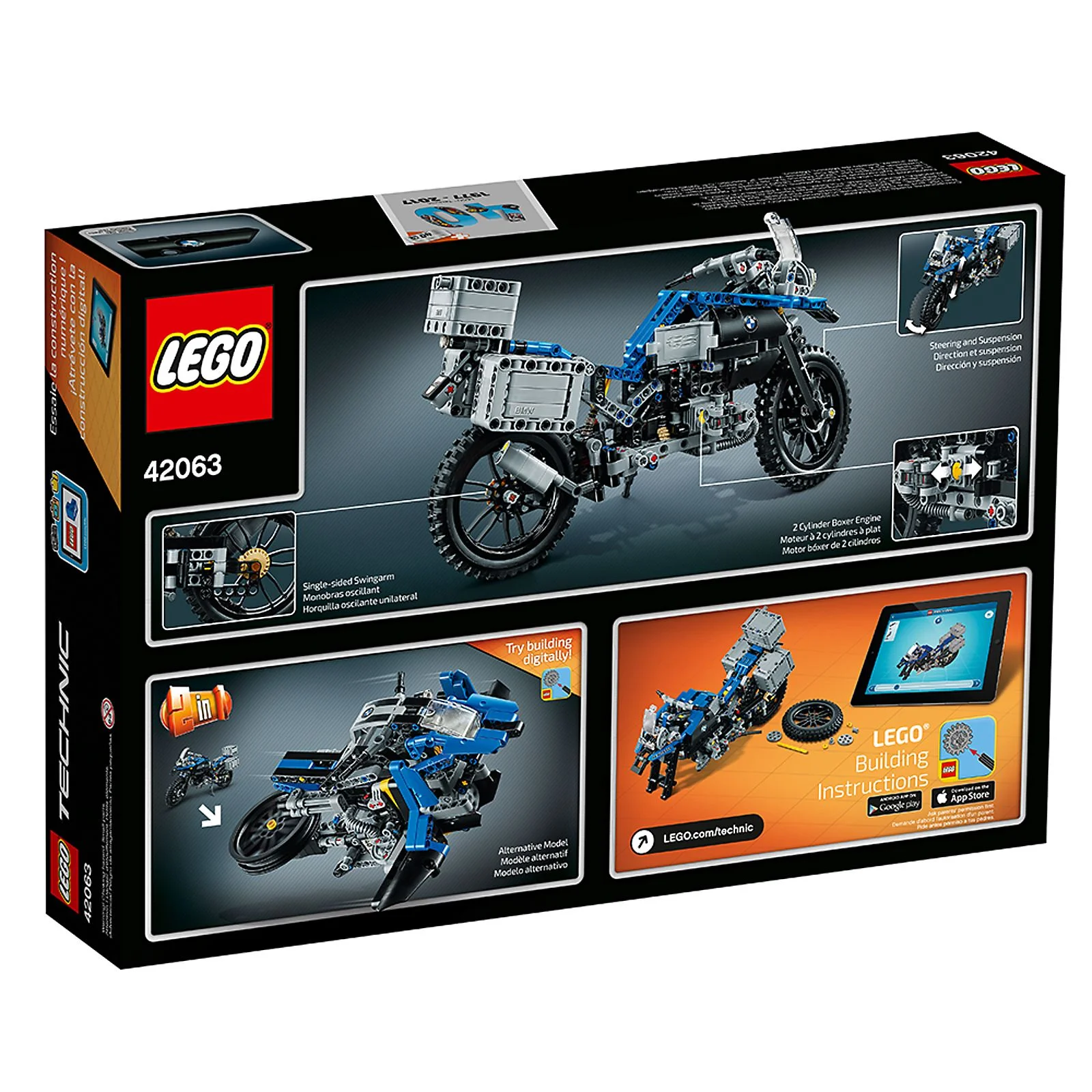 LEGO® 42063 Motocykl BMW R 1200 GS Adventure - zdjęcie 2