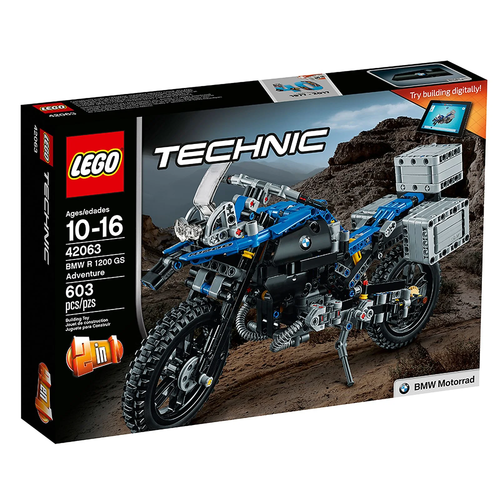 LEGO® 42063 Motocykl BMW R 1200 GS Adventure - zdjęcie 3