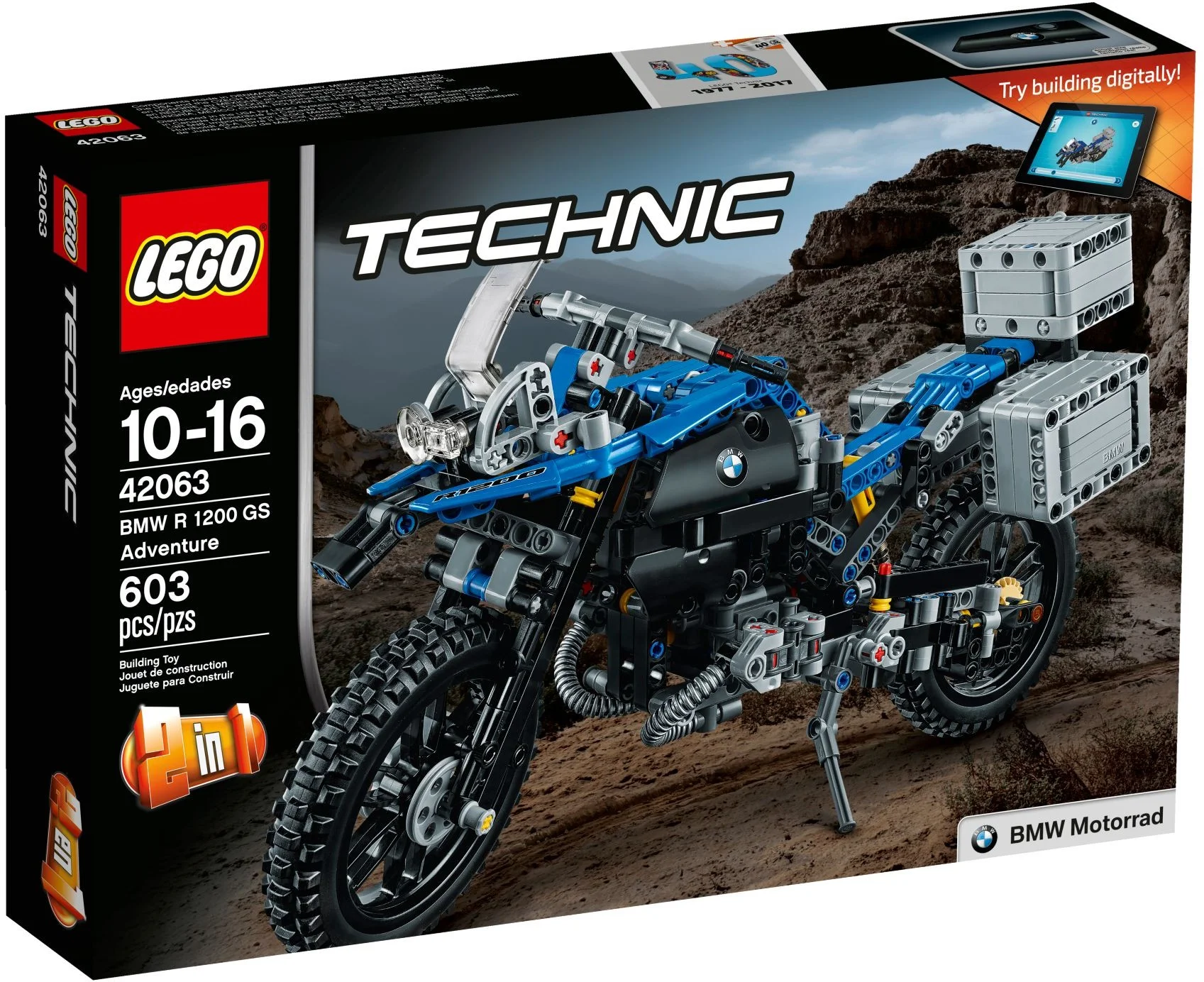 LEGO® 42063 Motocykl BMW R 1200 GS Adventure - zdjęcie 8