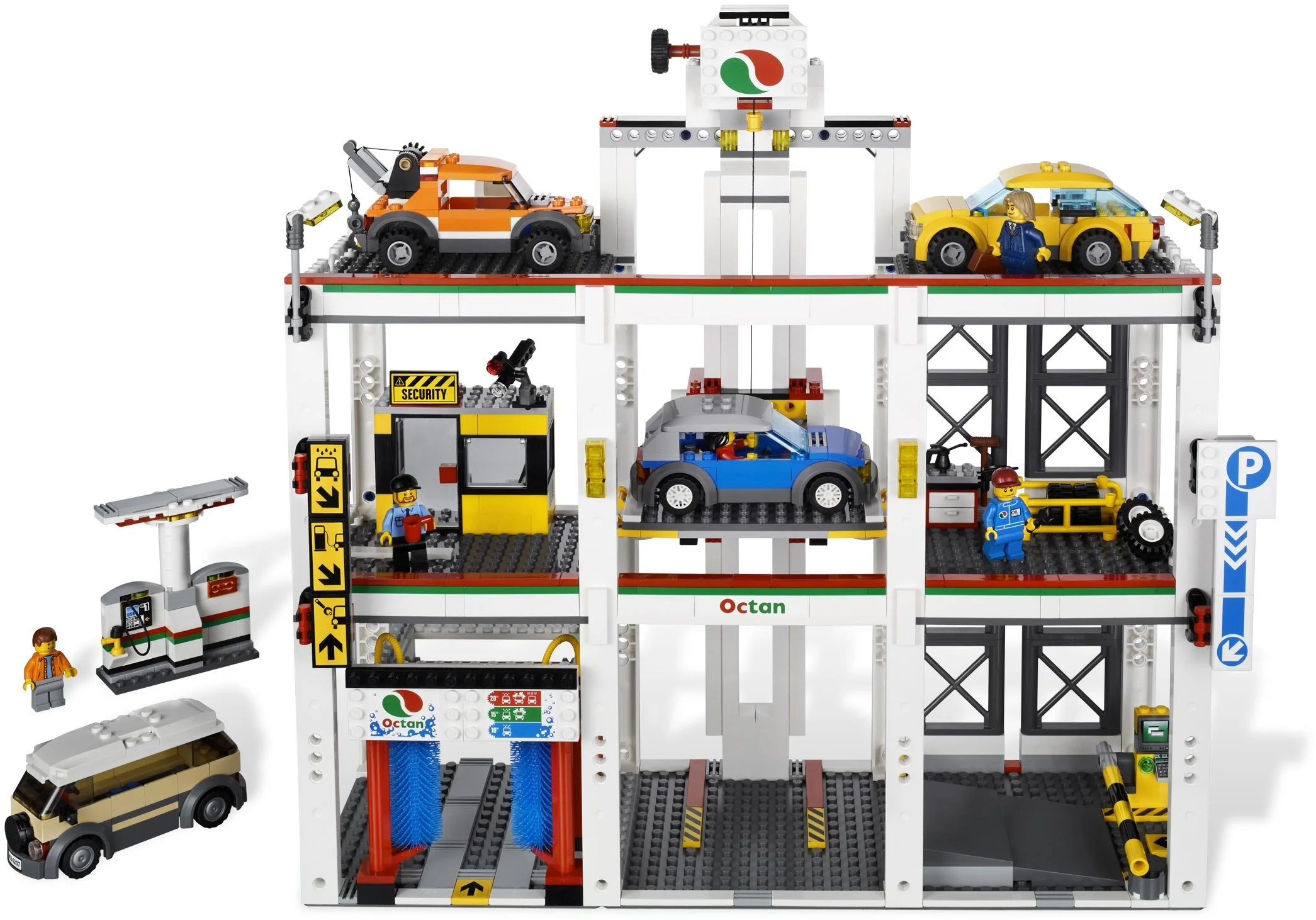 LEGO® 4207 City Parking Garaż z Windą Myjnia Samochodowa - zdjęcie 5