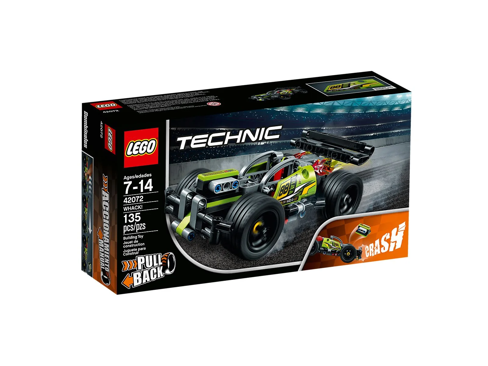 LEGO® 42072 Żółta wyścigówka - zdjęcie 4