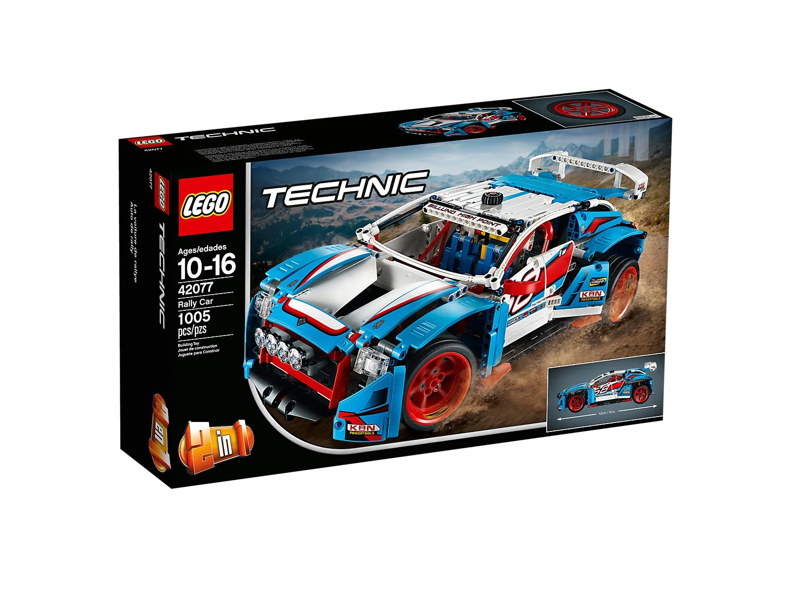 LEGO® 42077 Niebieska wyścigówka - zdjęcie 6