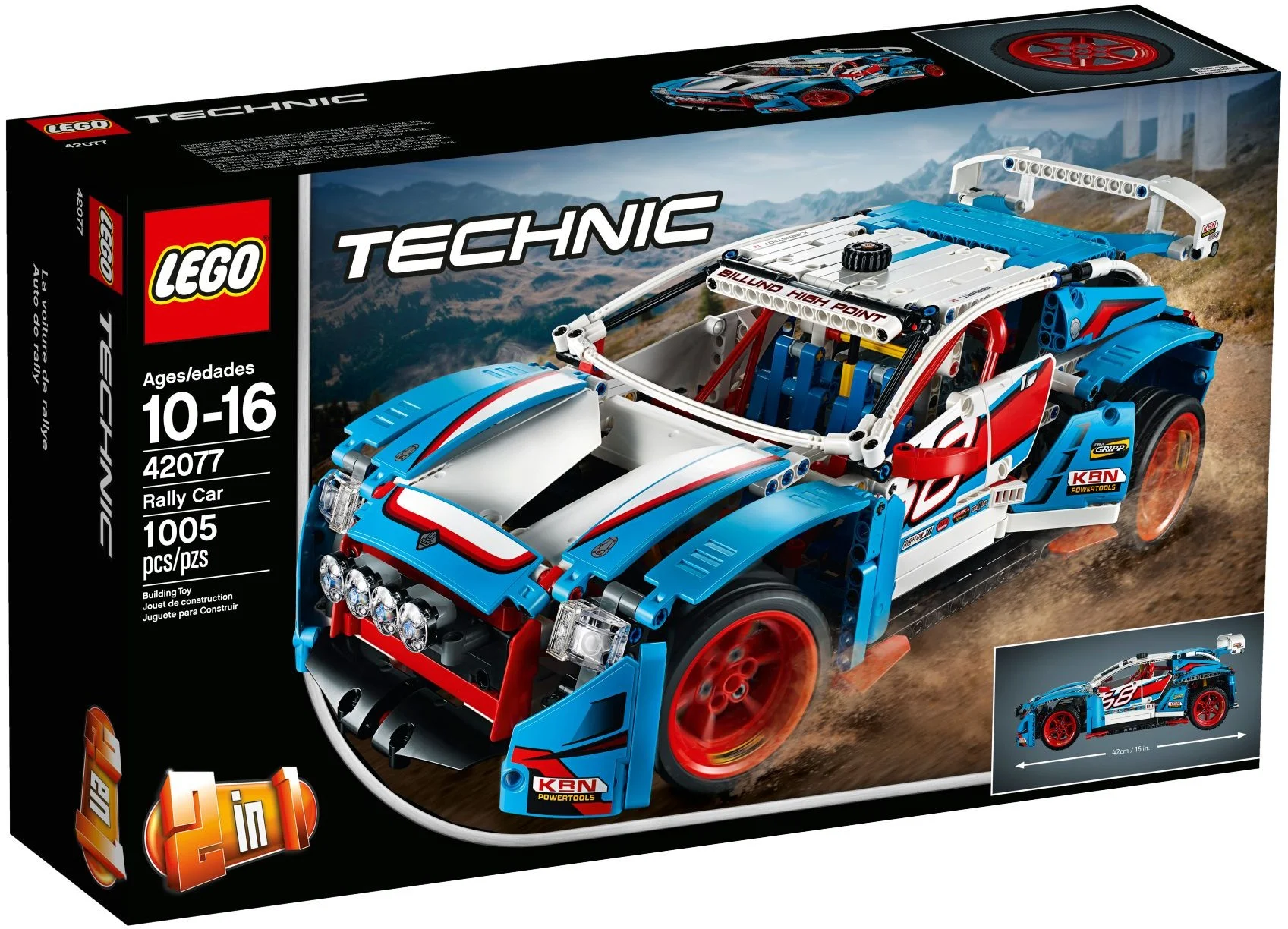 LEGO® 42077 Niebieska wyścigówka - zdjęcie 9