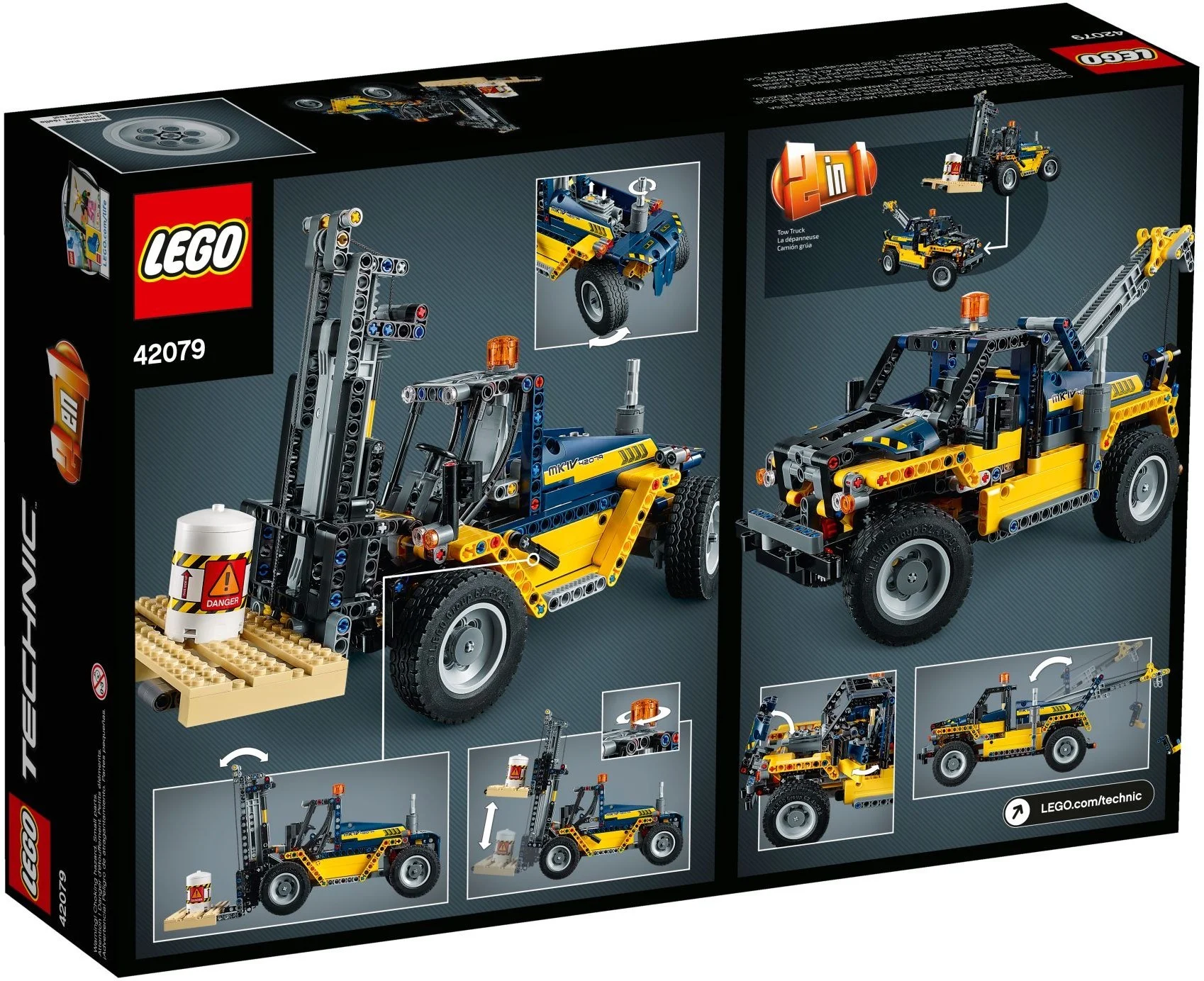 LEGO® 42079 Zestaw Holownik Wózek Widłowy 2 w 1 - zdjęcie 11