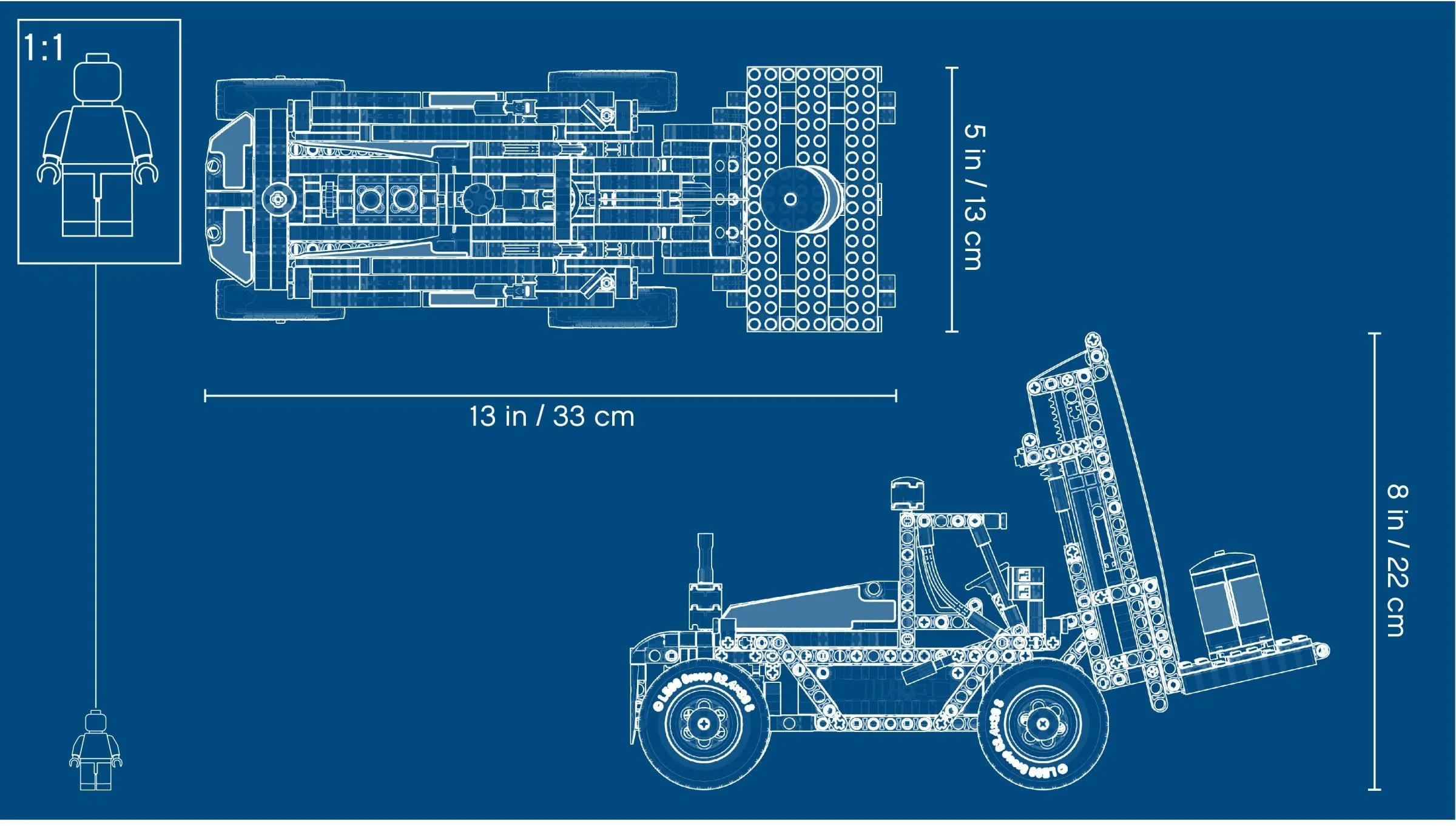 LEGO® 42079 Zestaw Holownik Wózek Widłowy 2 w 1 - zdjęcie 12