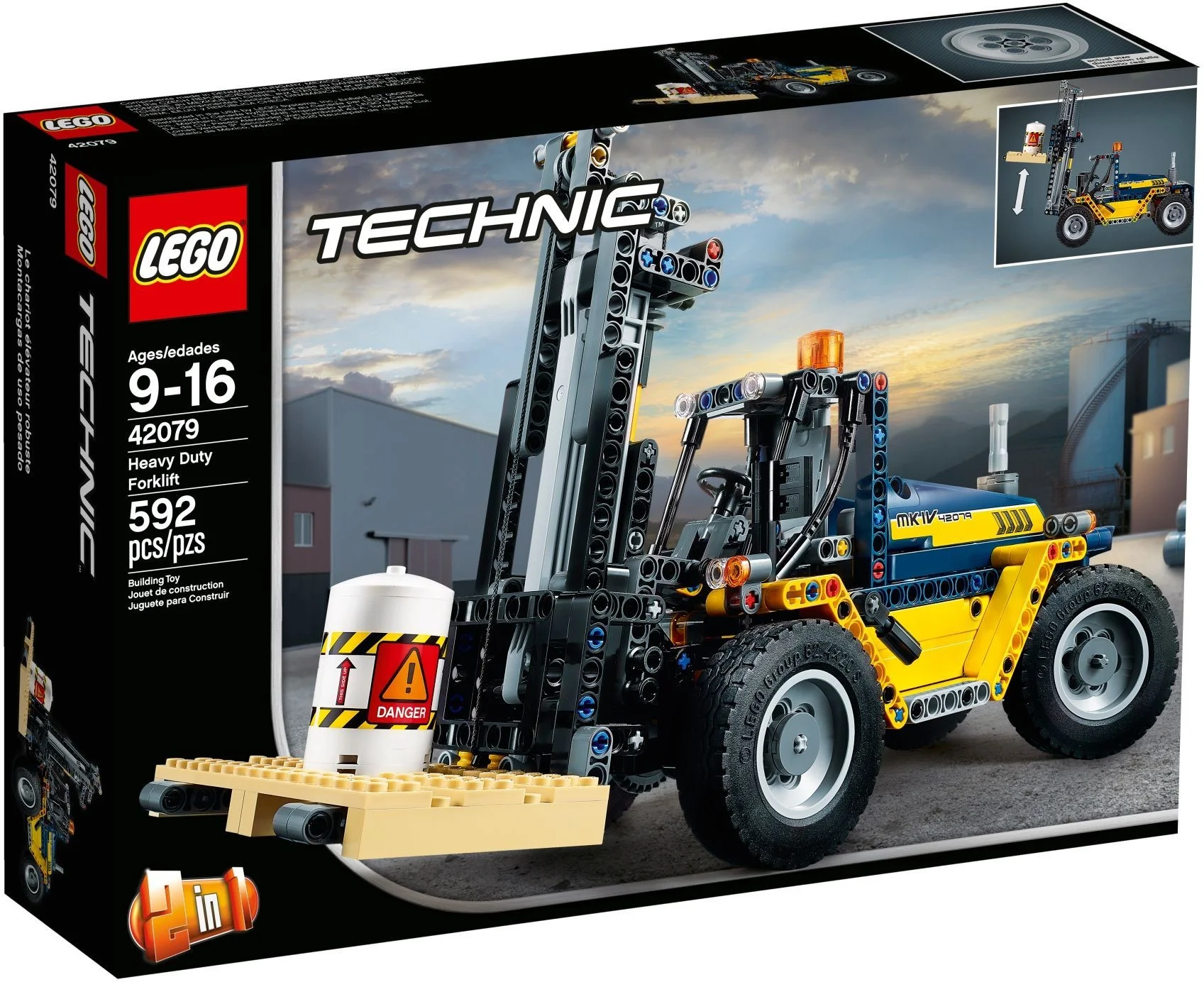 LEGO® 42079 Zestaw Holownik Wózek Widłowy 2 w 1 - zdjęcie 1