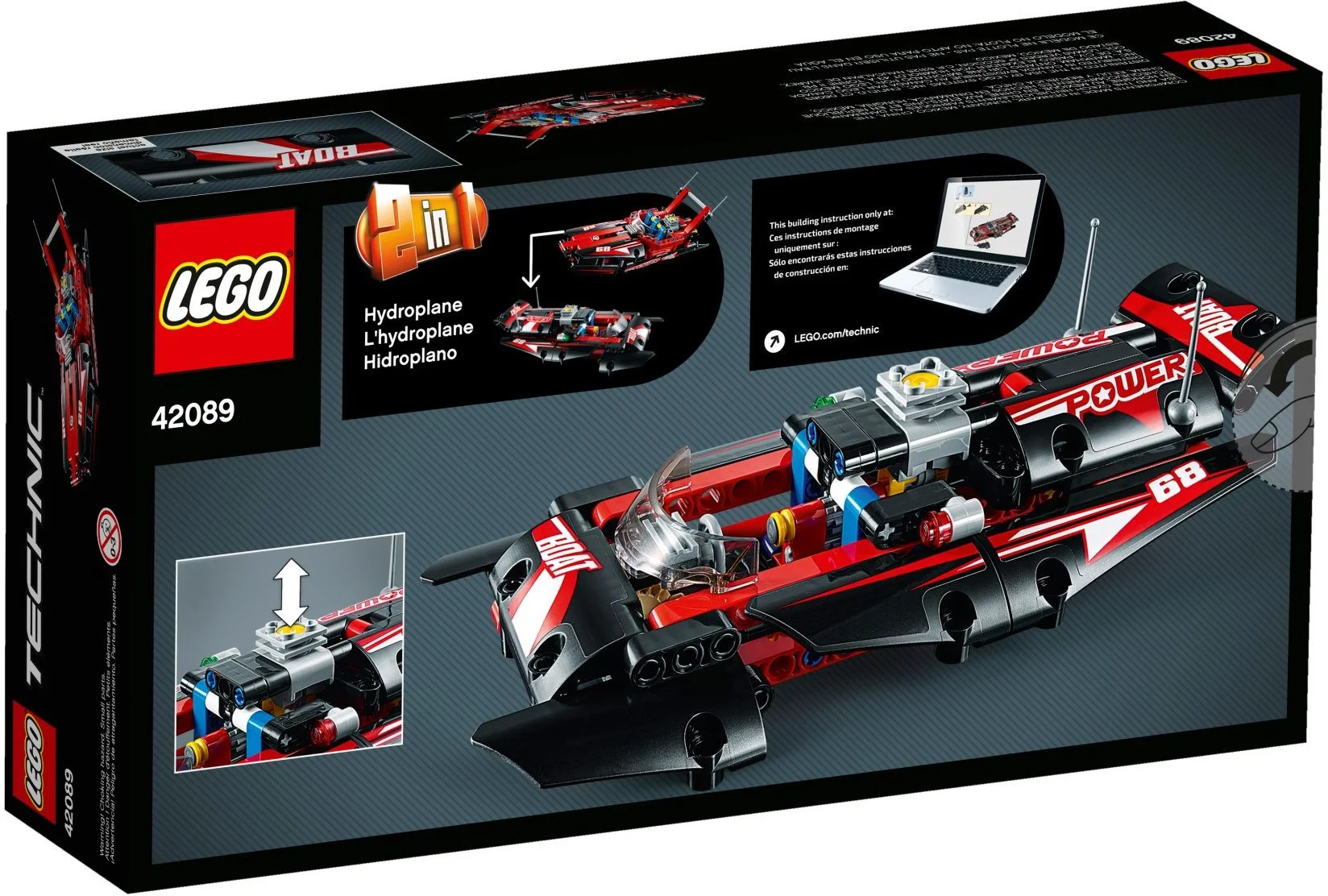 LEGO® 42089 Motorówka 2w1 łódź - zdjęcie 16