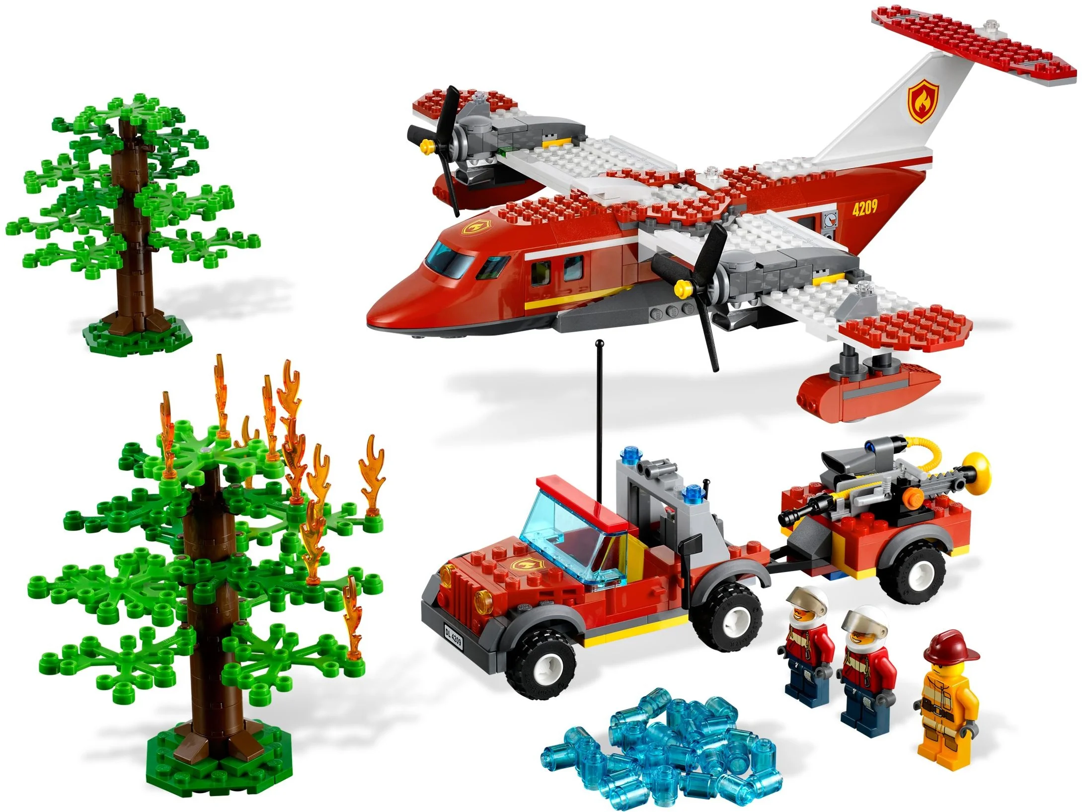 LEGO® 4209 Samolot strażacki Nowe - zdjęcie 11