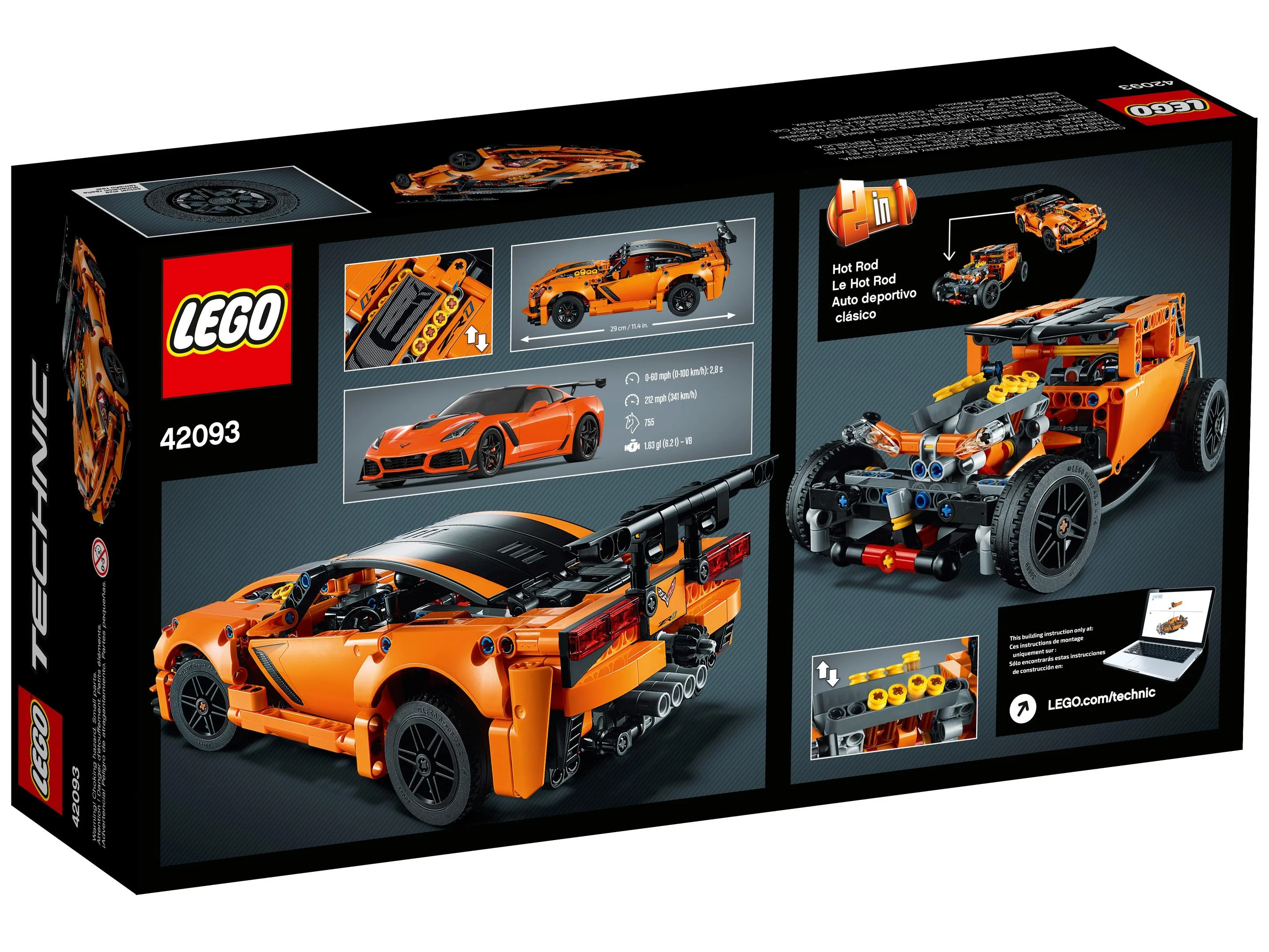LEGO® 42093 Chevrolet Corvette Zr - zdjęcie 9