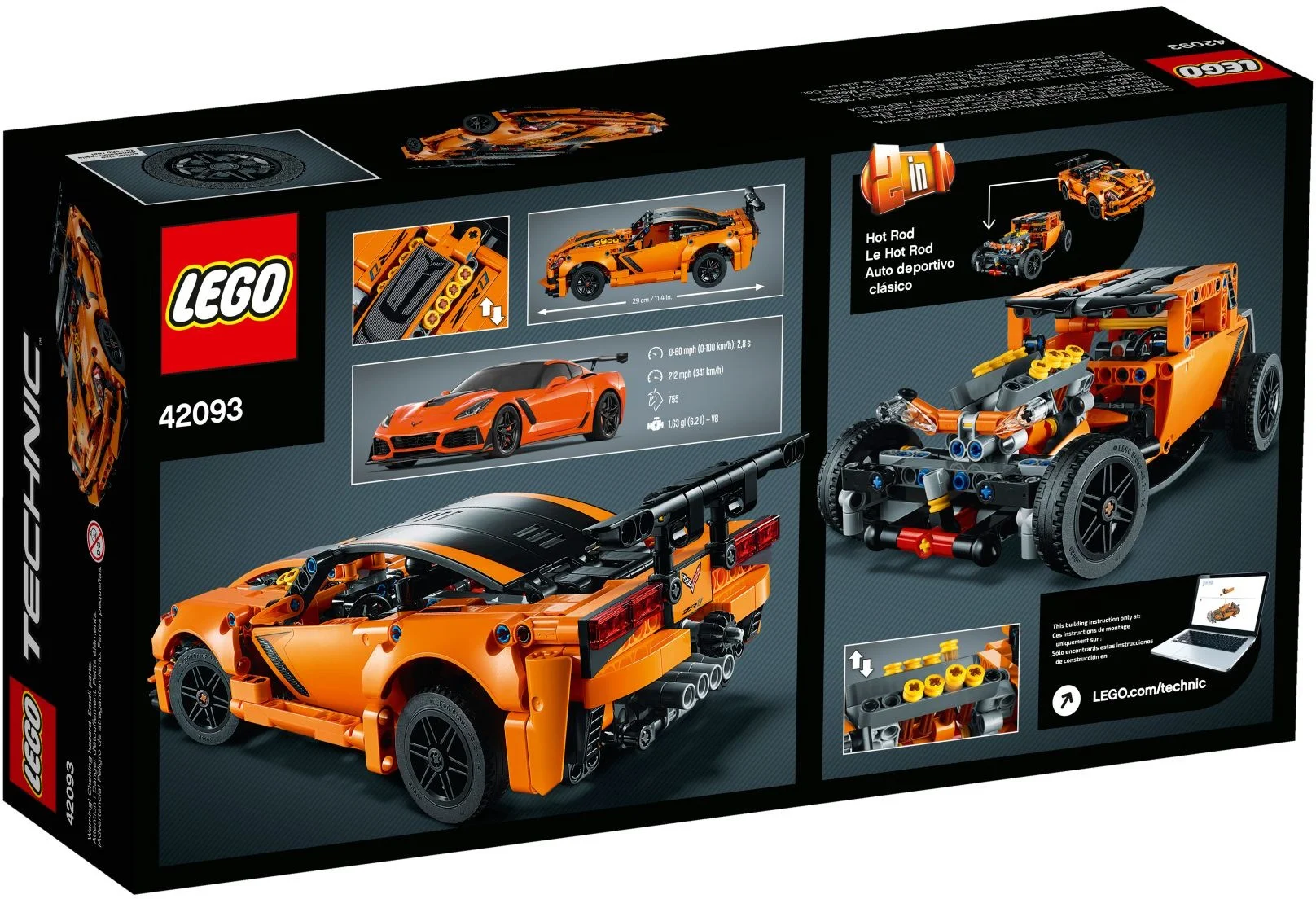 LEGO® 42093 Chevrolet Corvette Zr - zdjęcie 2