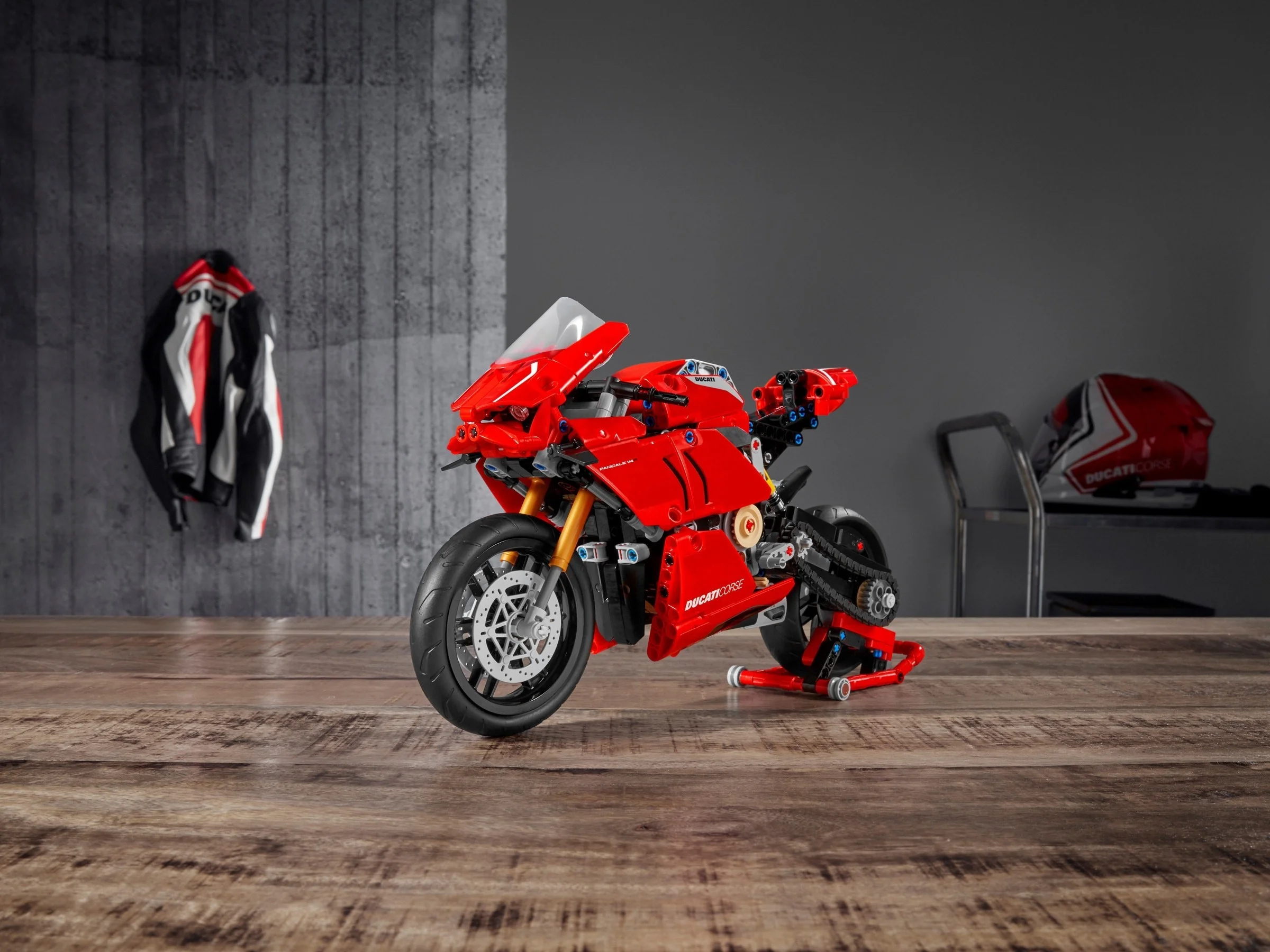 LEGO® 42107 Motor Motocykl Ścigacz Ducati Panigale V4 R - zdjęcie 3