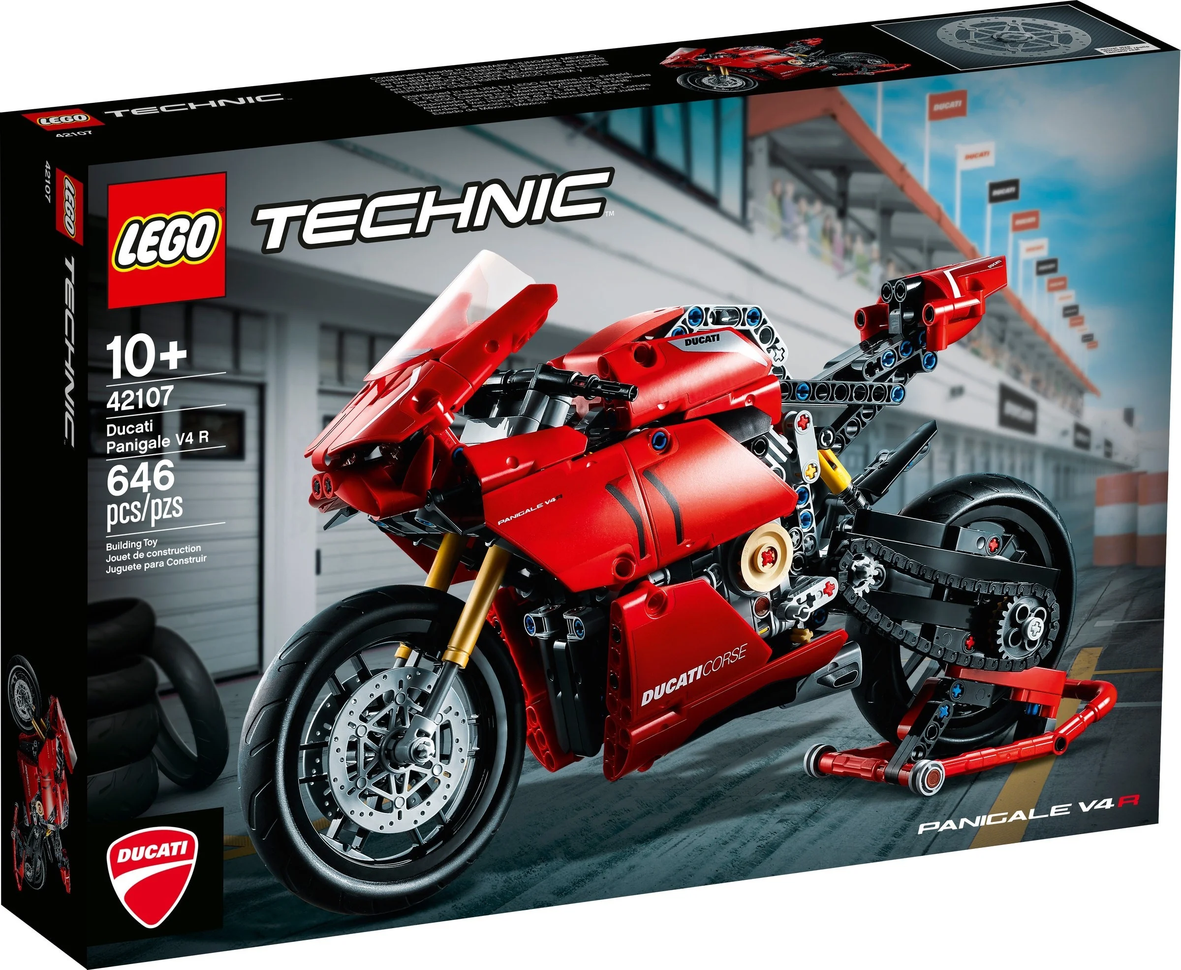 LEGO® 42107 Motor Motocykl Ścigacz Ducati Panigale V4 R - zdjęcie 2
