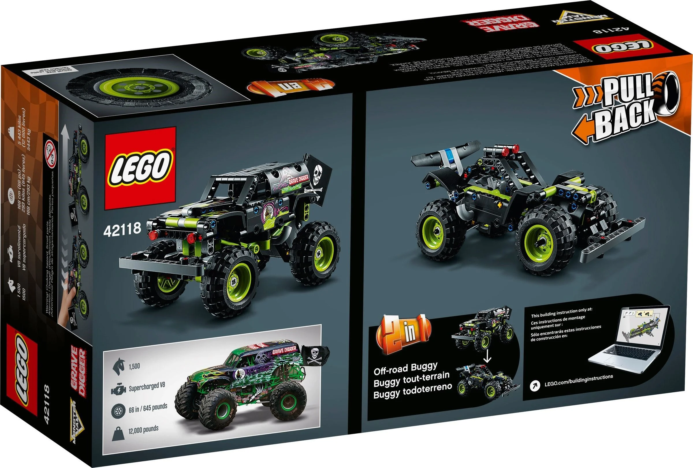 LEGO® 42118 Monster Jam® Grave Digger® - zdjęcie 3