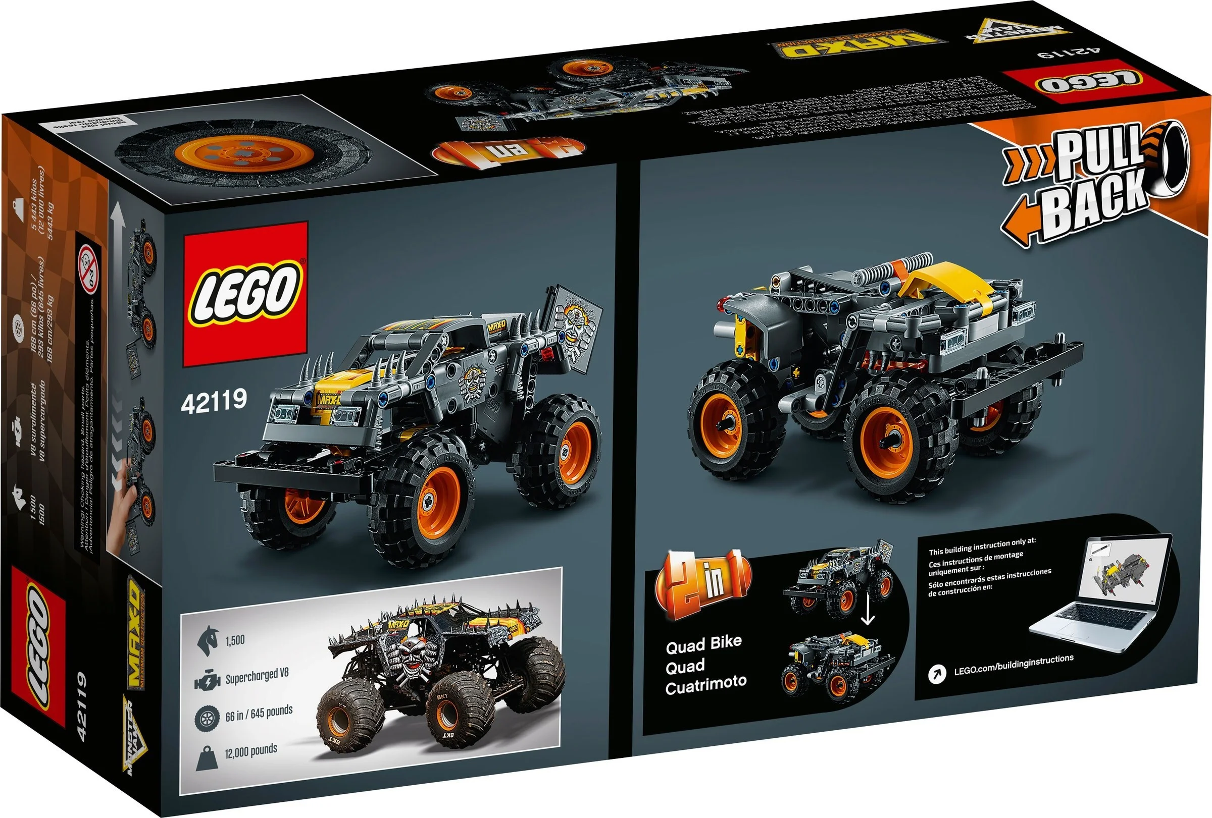 LEGO® 42119 Monster Jam® Max-D® - zdjęcie 4