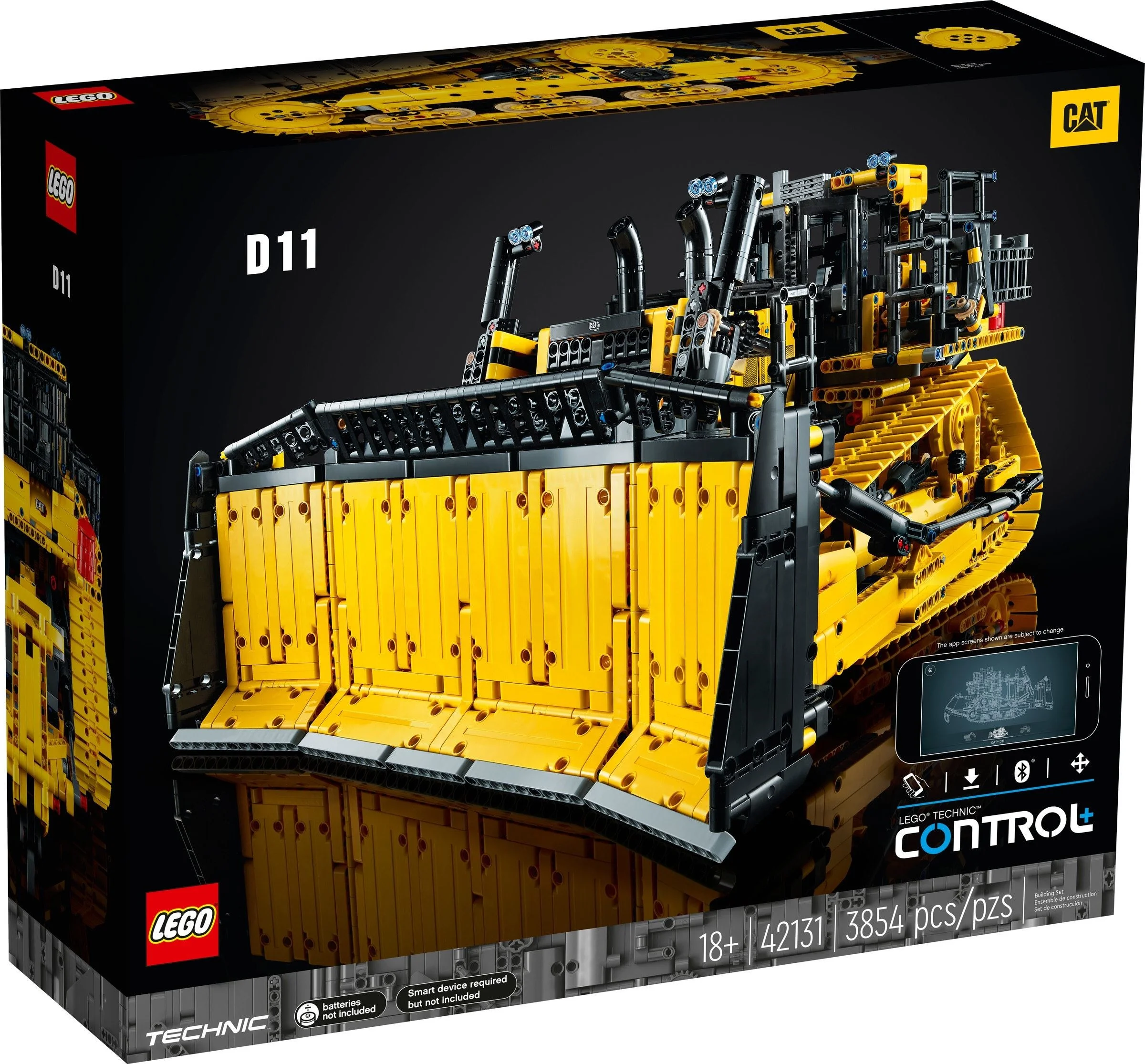 LEGO® 42131 Sterowany przez aplikację buldożer Cat® D11 - zdjęcie 2