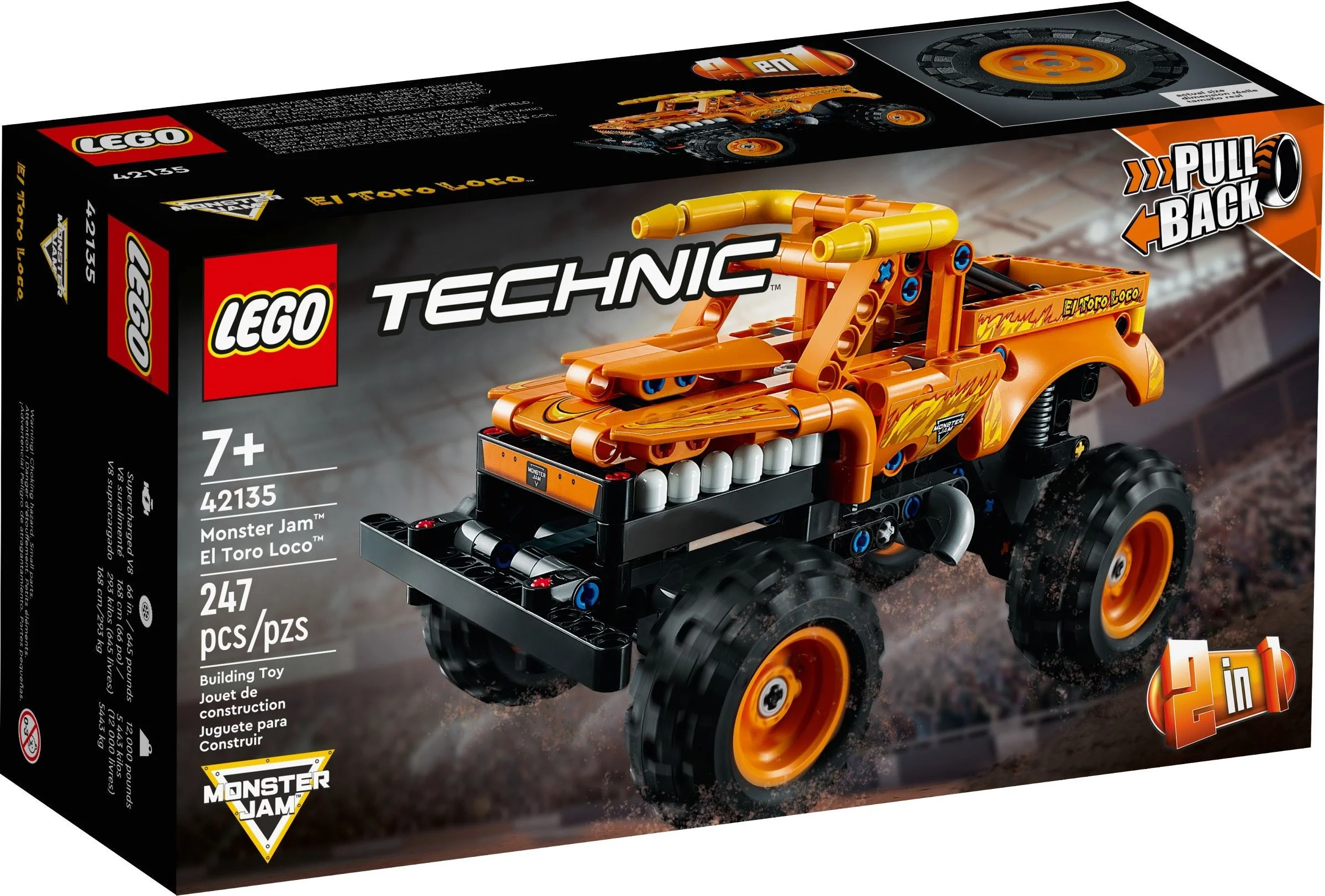 LEGO® 42135 Zestaw Klocków Lego Lego Technic Monster Jam El Toro Loco Top - zdjęcie 2