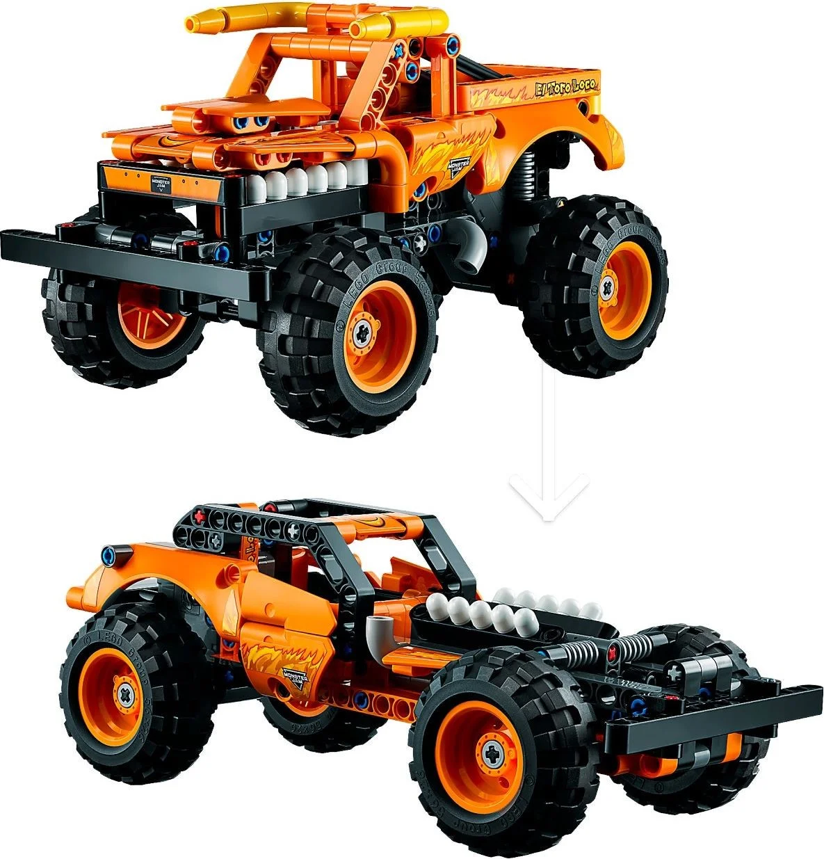 LEGO® 42135 Zestaw Klocków Lego Lego Technic Monster Jam El Toro Loco Top - zdjęcie 4