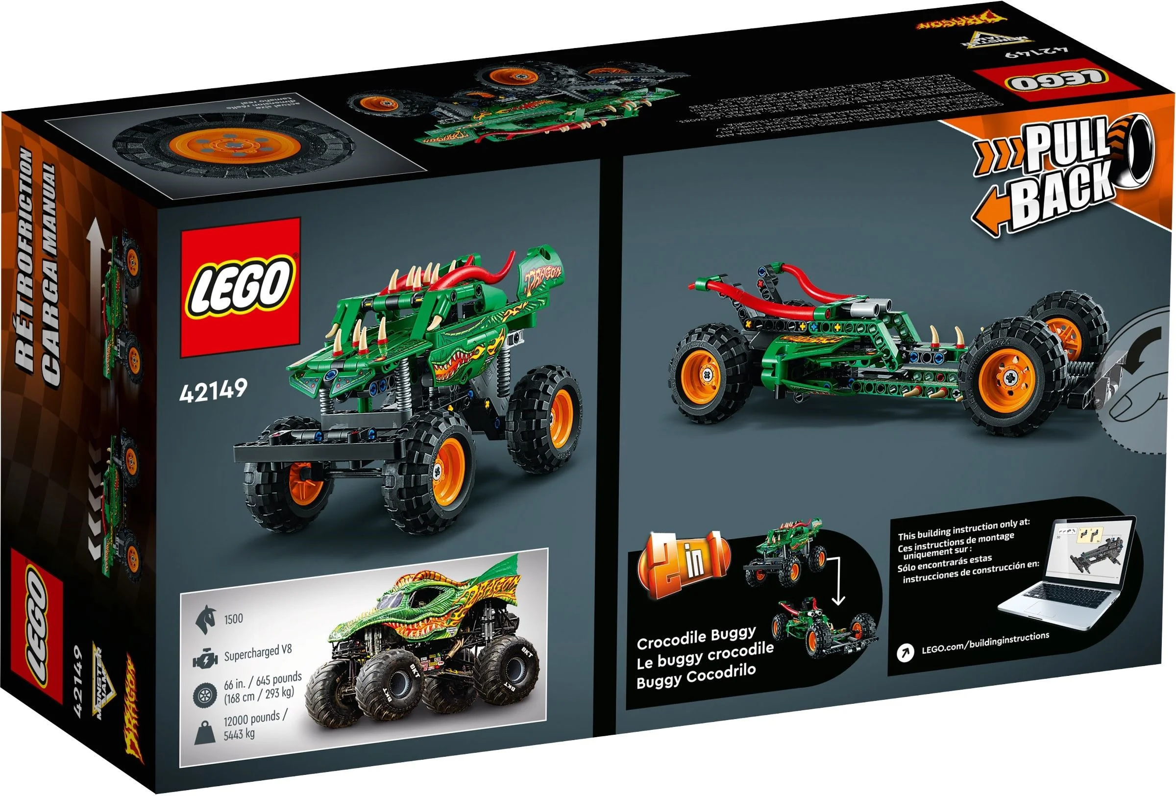 LEGO® 42149 Monster Jam™ Dragon™ - zdjęcie 6