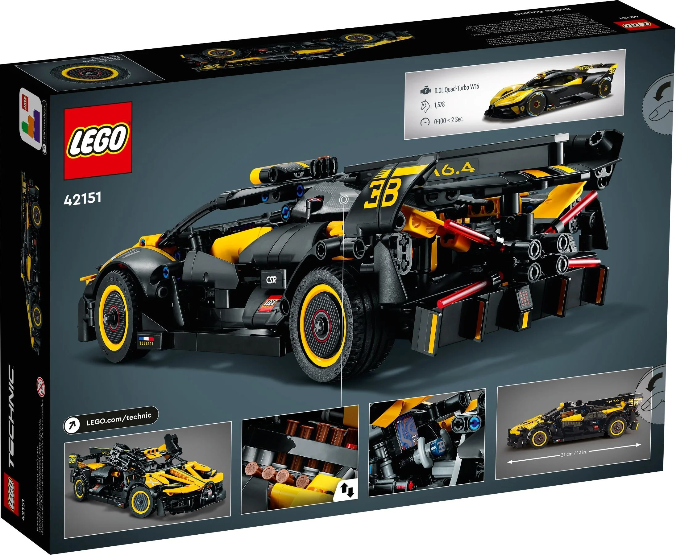 LEGO® 42151 Bolid Bugatti - zdjęcie 7
