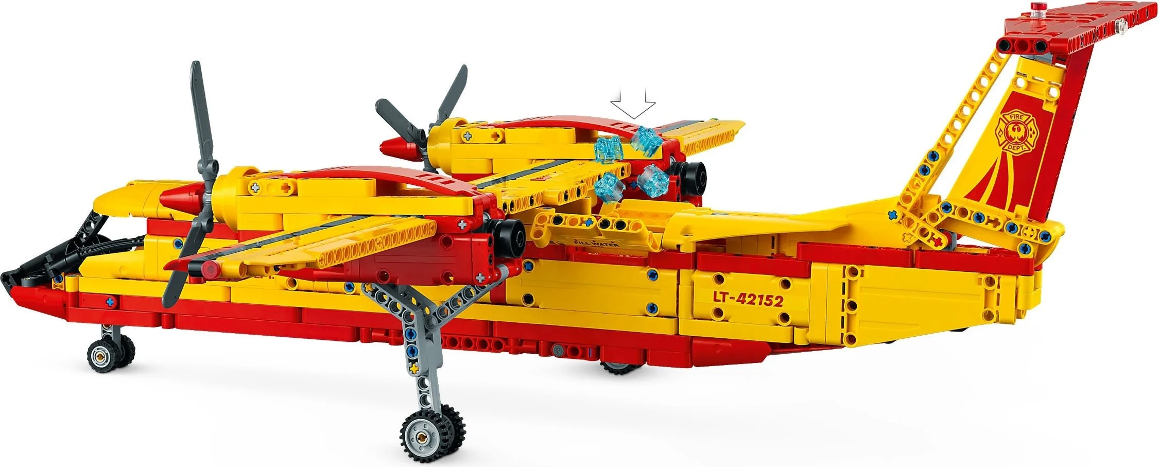 LEGO® 42152 Strażacki Samolot Gaśniczy Straż Pożarna - zdjęcie 6