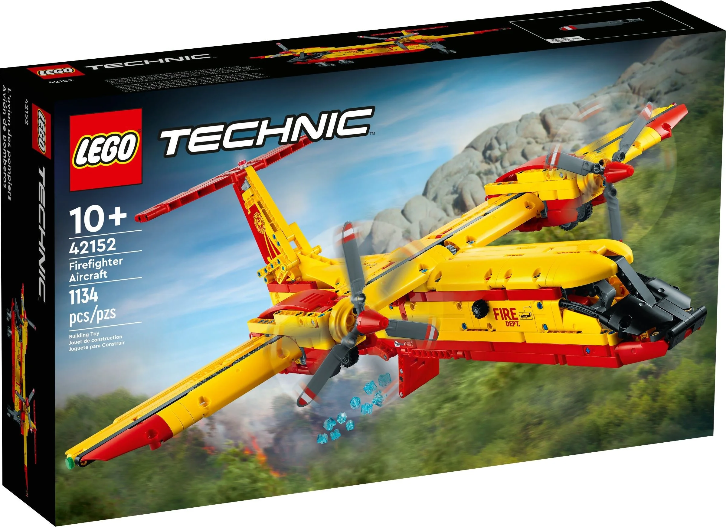 LEGO® 42152 Strażacki Samolot Gaśniczy Straż Pożarna - zdjęcie 1