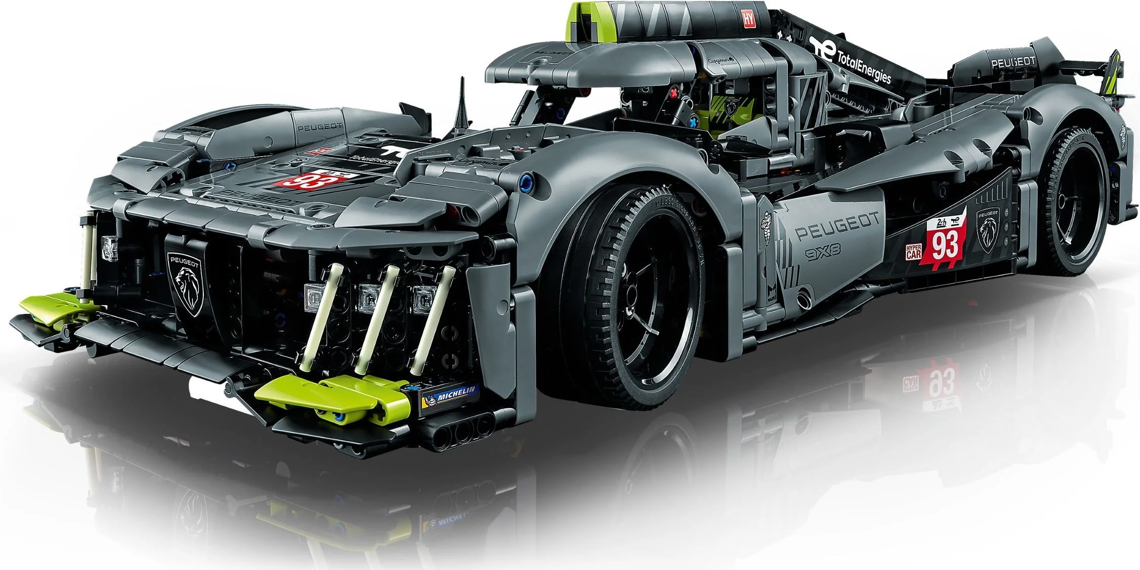 LEGO® 42156 Mocowanie Ścienne do Auta Lego Technic Peugeot 9X8 Le Mans Hybrid - zdjęcie 3