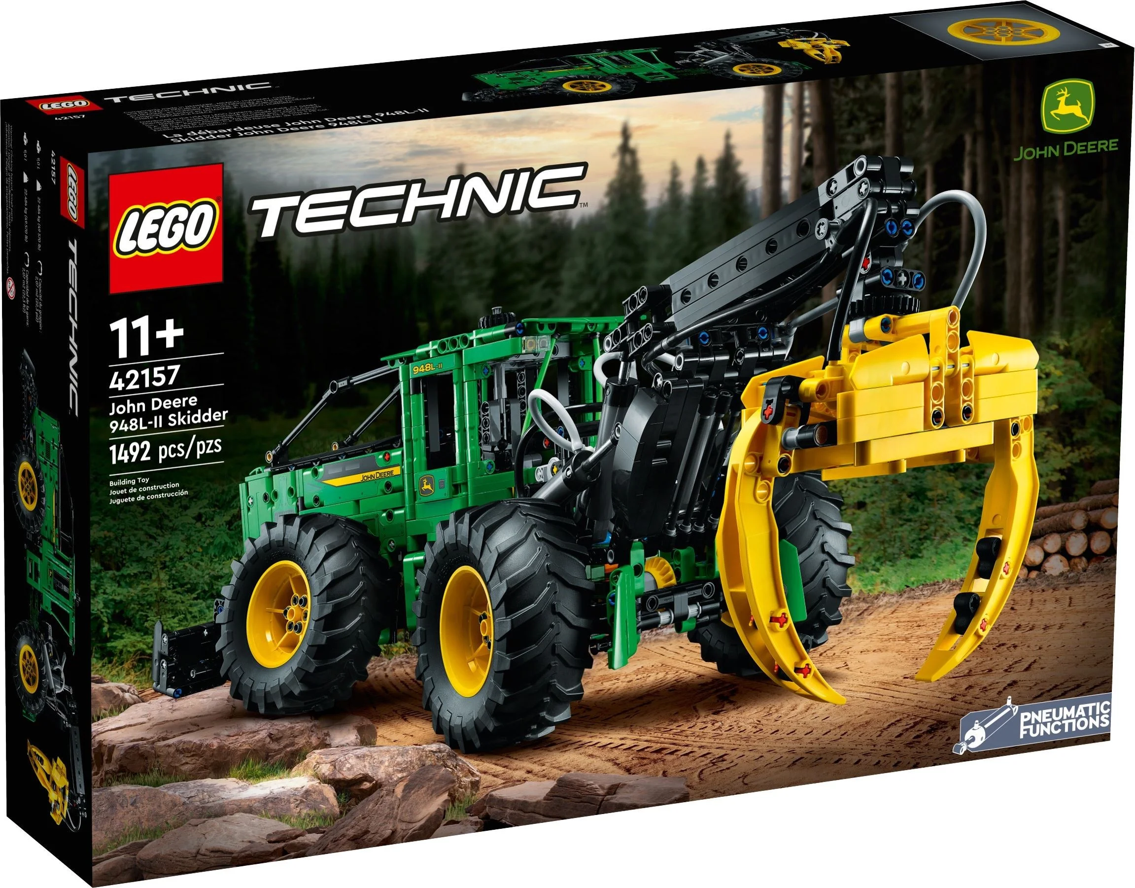 LEGO® 42157 Ciągnik zrywkowy John Deere 948L-II - zdjęcie 2